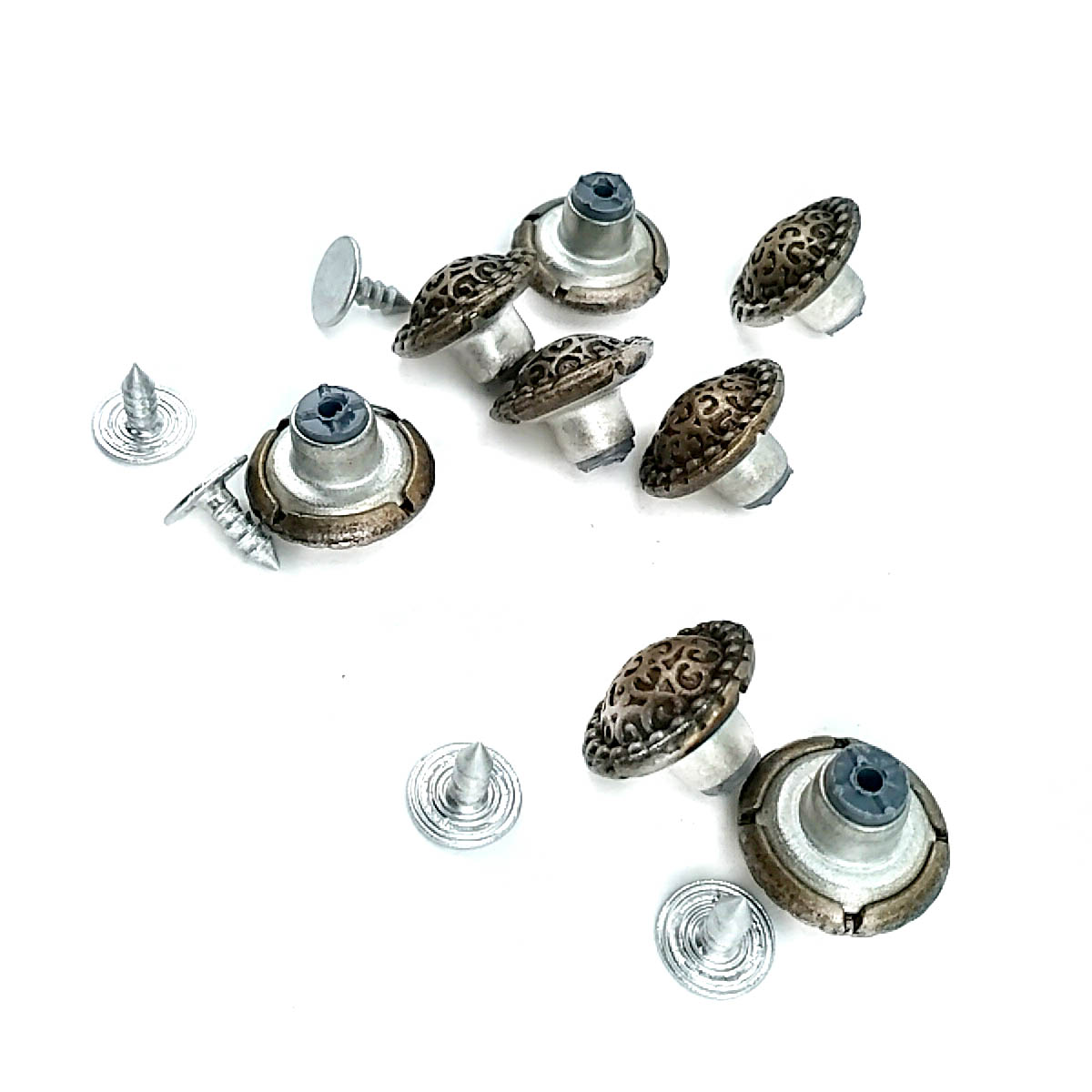 15 mm Jeans Button front and detail view