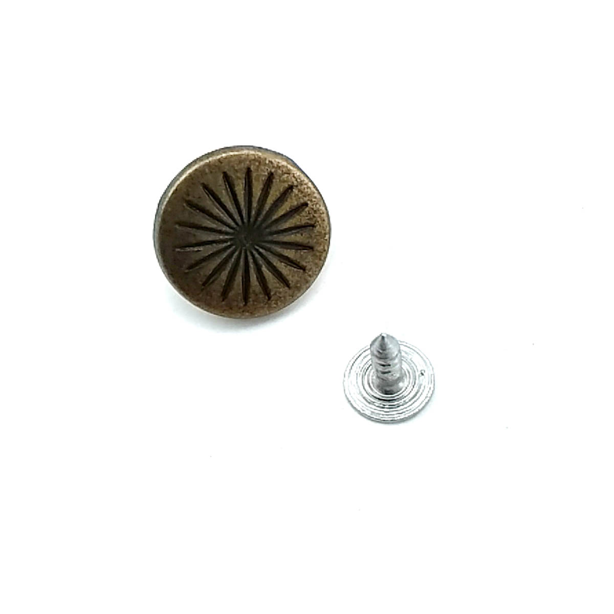 Yıldız Desenli Kot Düğmesi 17 mm 27 Boy 17 mm