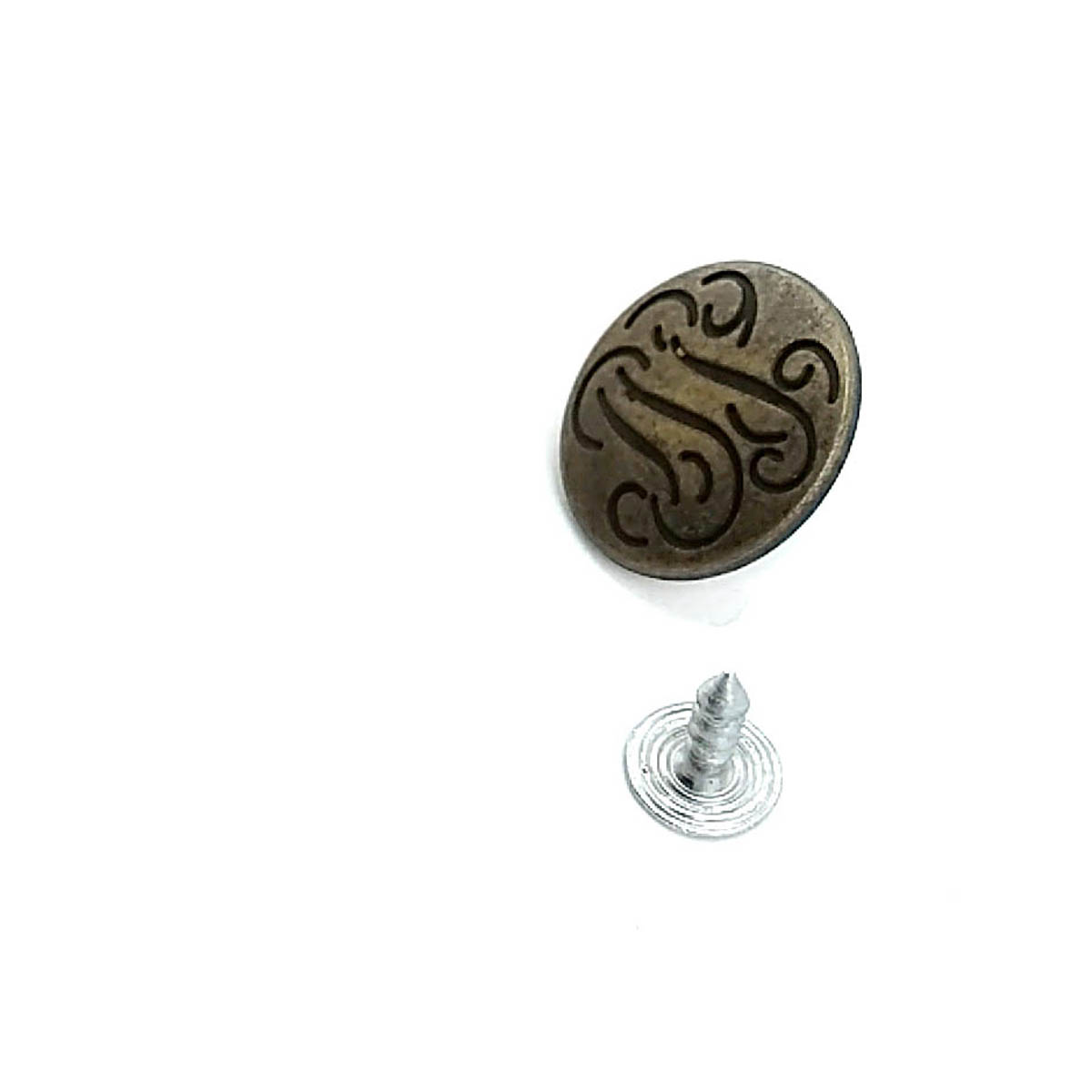 Desenli Kot Düğmesi 20 mm 32 Boy 20 mm
