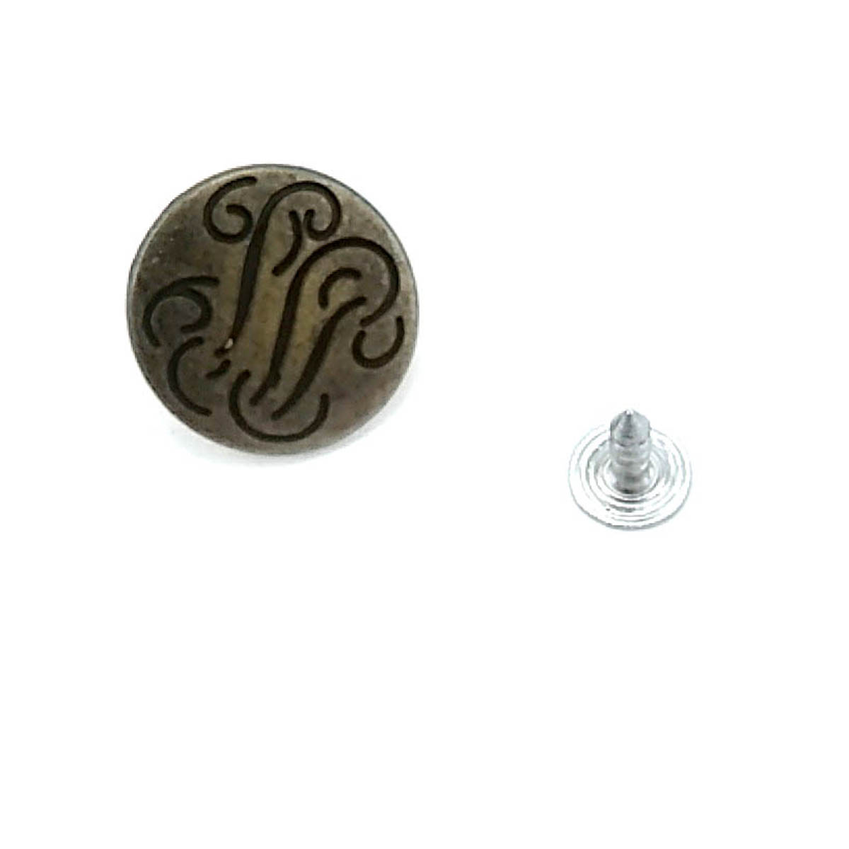 Desenli Kot Düğmesi 20 mm 32 Boy 20 mm