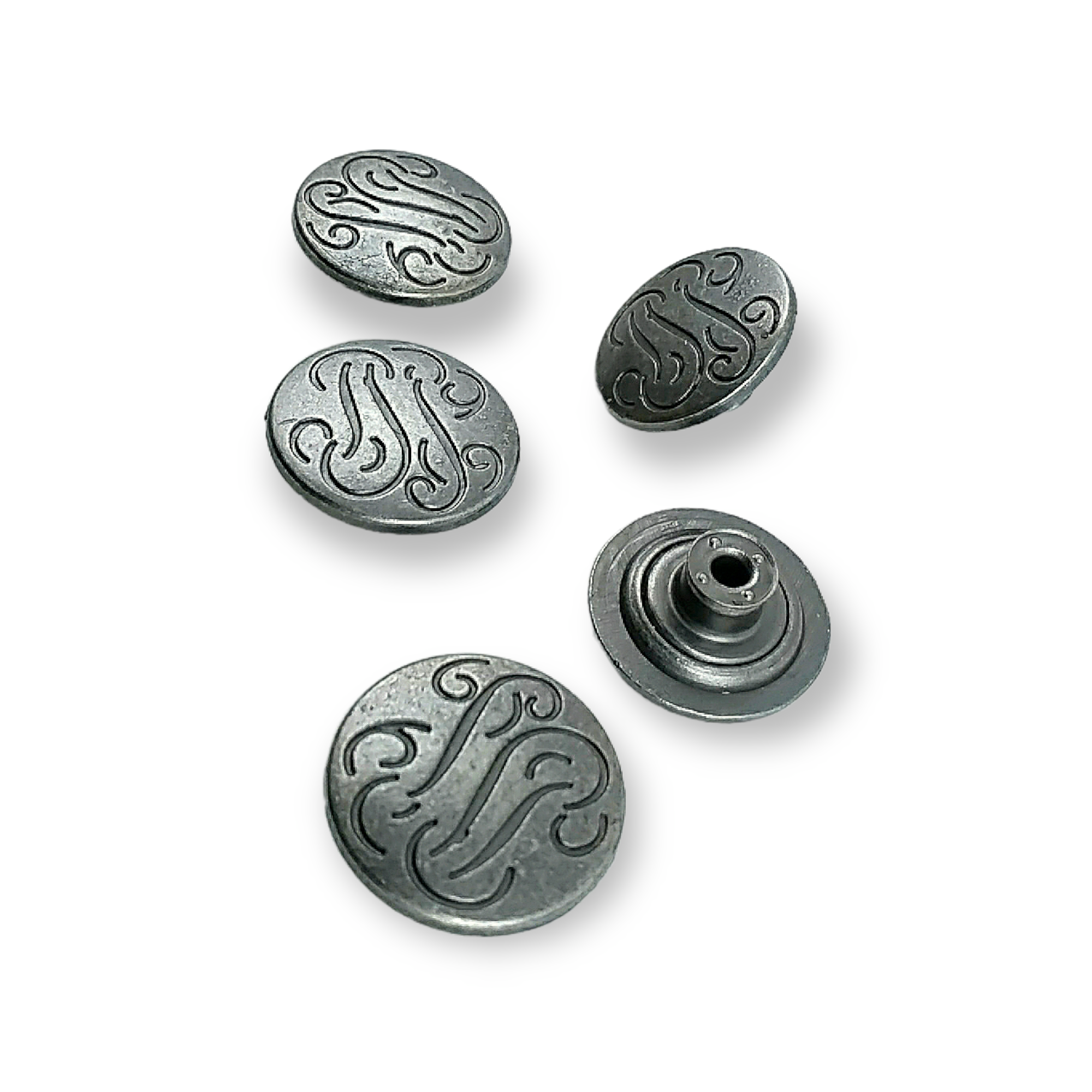 Desenli Kot Düğmesi 20 mm 32 Boy 20 mm