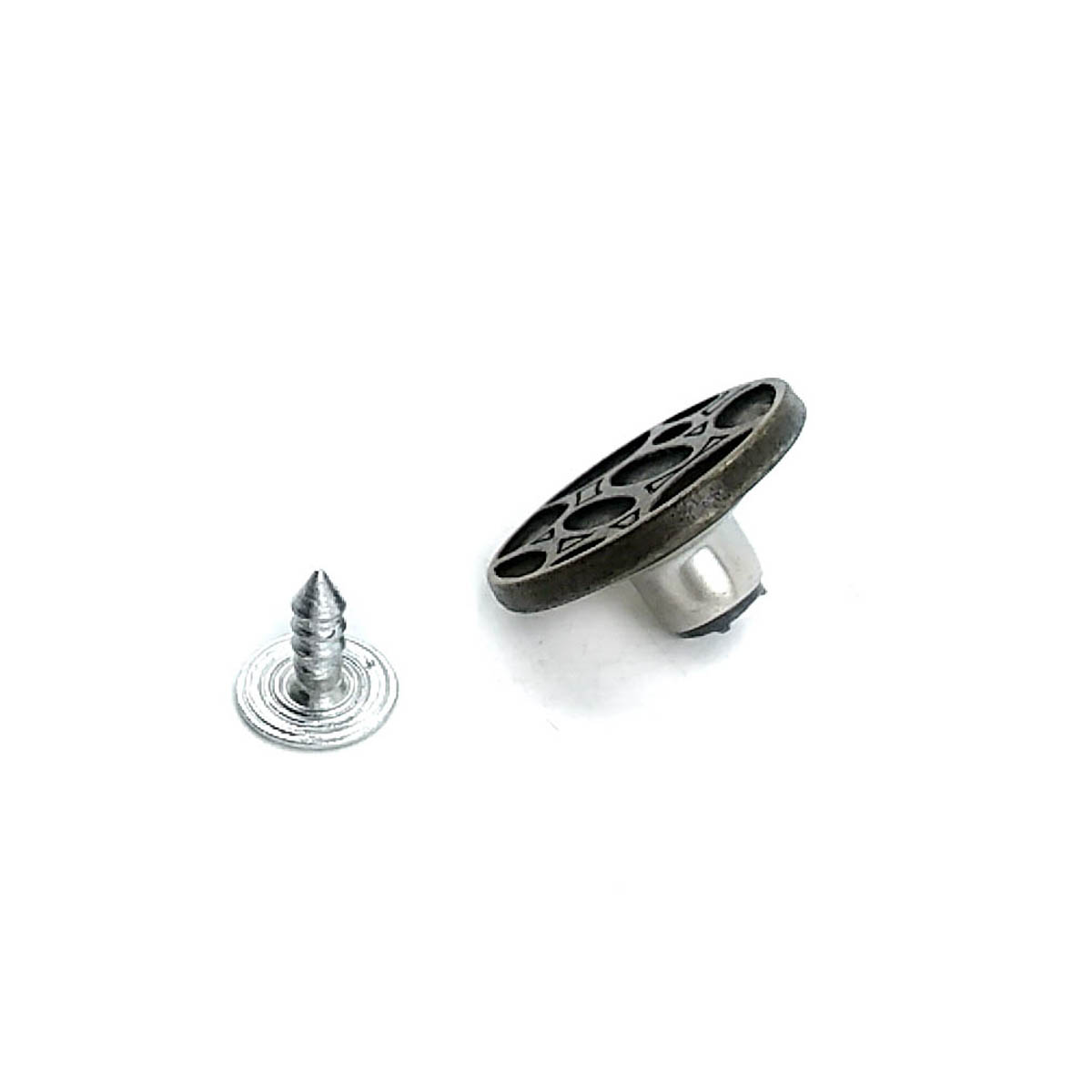 Desenli Kot Düğmesi 20 mm 32 boy 20 mm