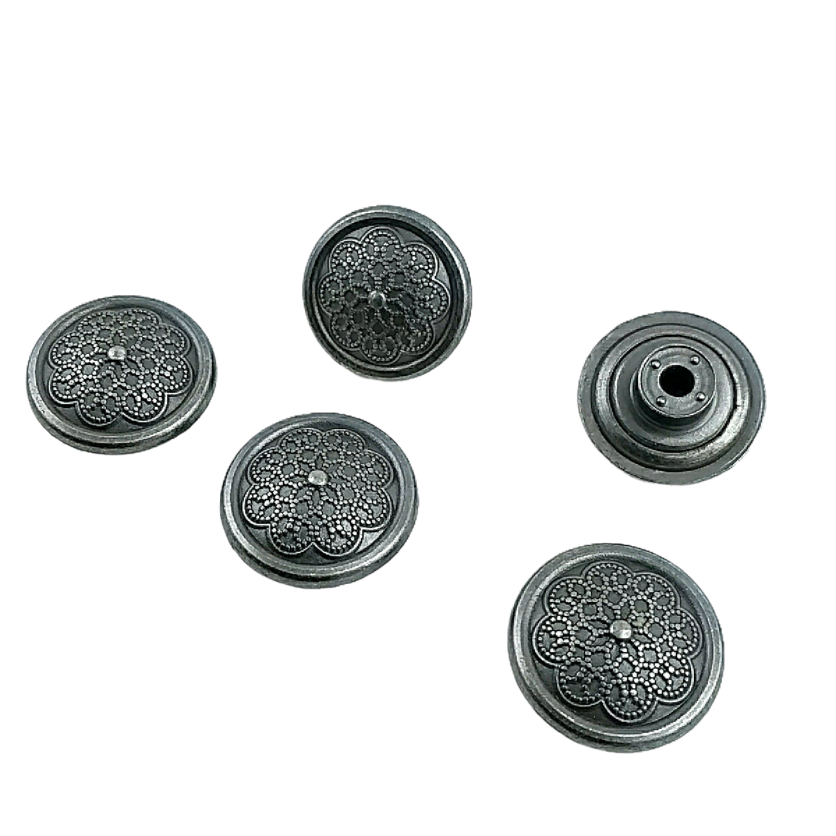 Desenli Kot Düğmesi 17 mm 28 Boy 17 mm