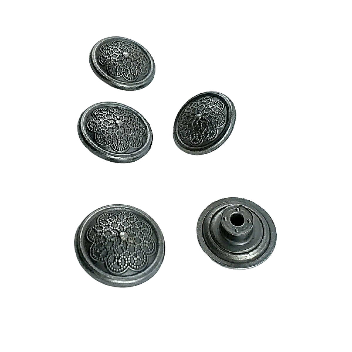 Desenli Kot Düğmesi 17 mm 28 Boy 17 mm