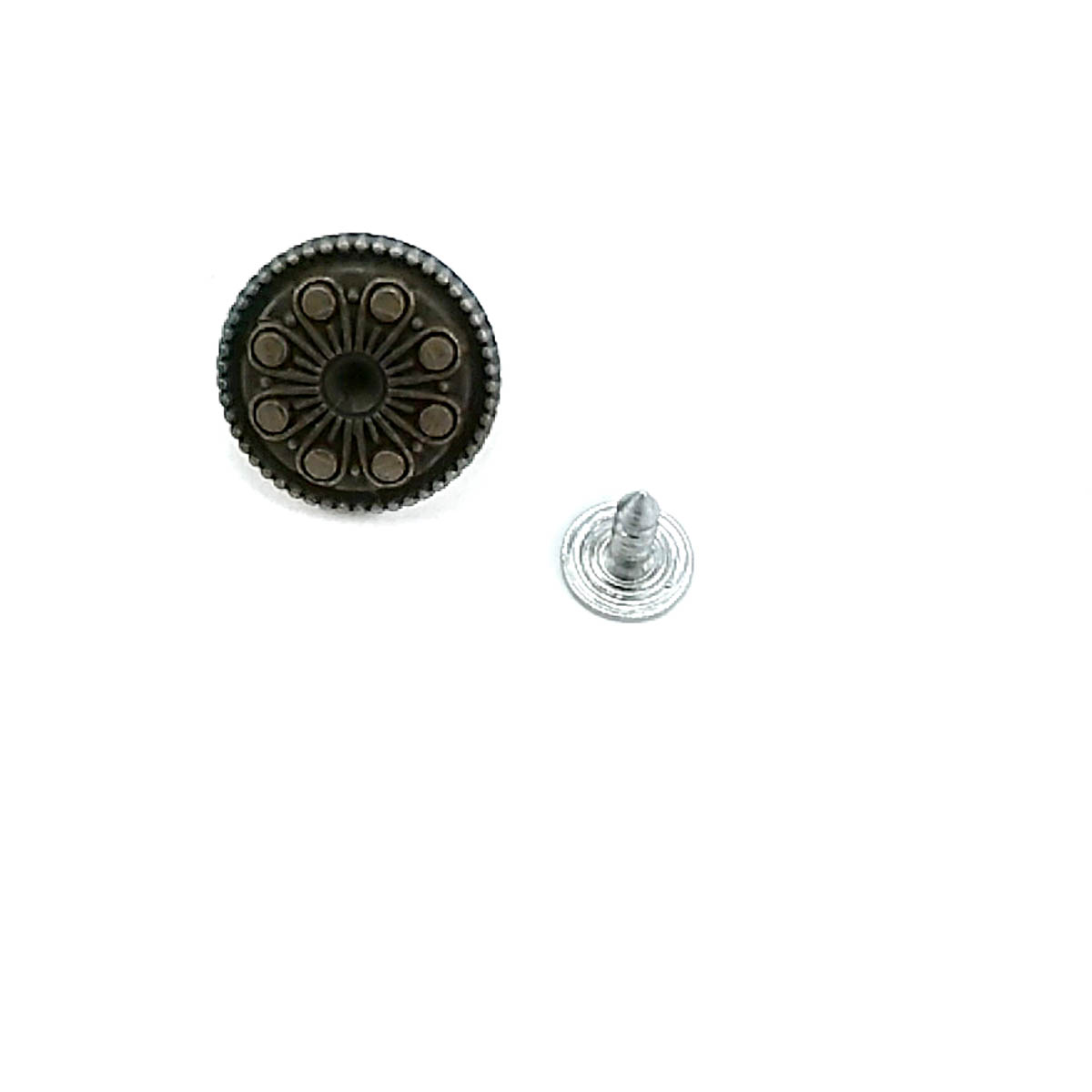 Desenli Kot Düğmesi 17 mm 28 Boy 17 mm