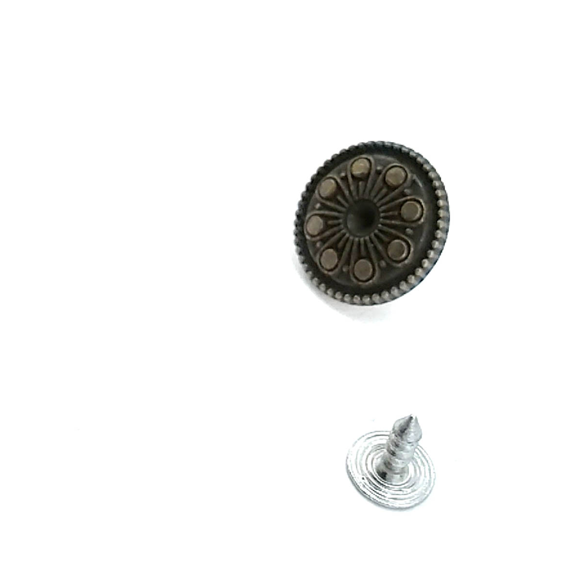 Desenli Kot Düğmesi 17 mm 28 Boy 17 mm