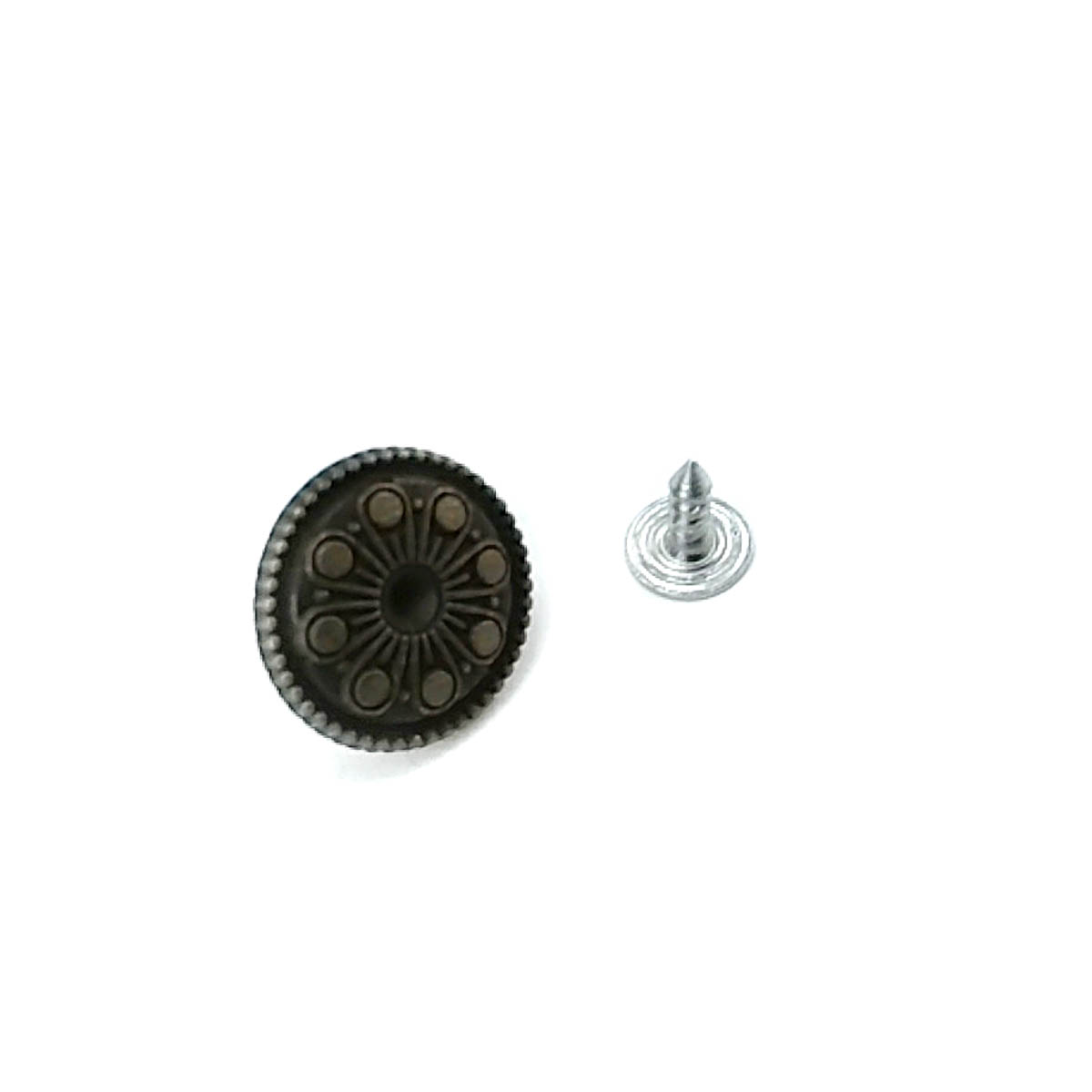 Desenli Kot Düğmesi 17 mm 28 Boy 17 mm