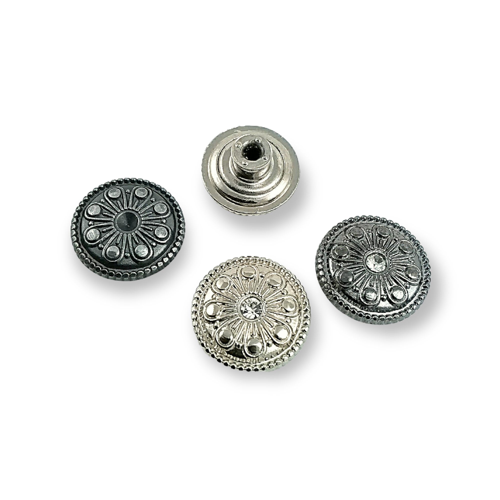 Desenli Kot Düğmesi 17 mm 28 Boy 17 mm