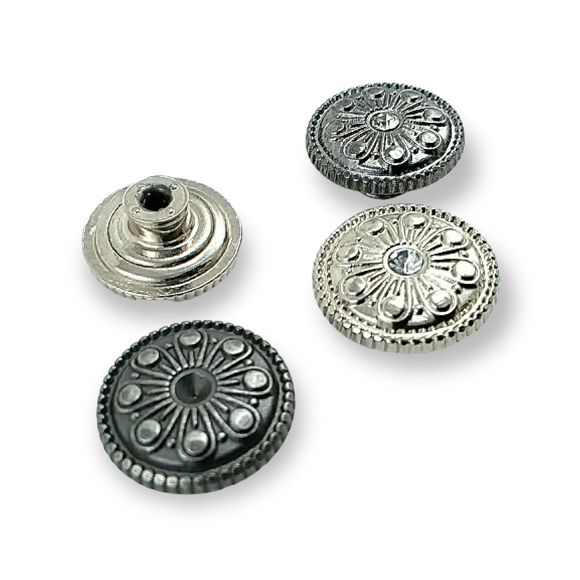 Desenli Kot Düğmesi 17 mm 28 Boy 17 mm