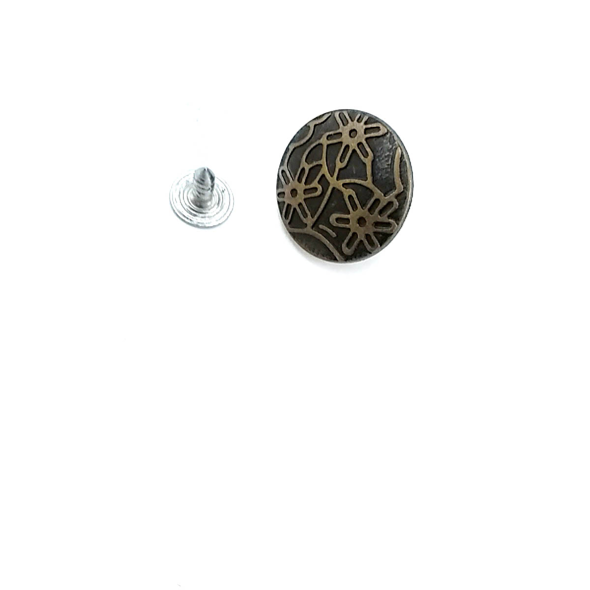 Yıldızlar Desenli Kot Düğmesi 20 mm 32 Boy 20 mm