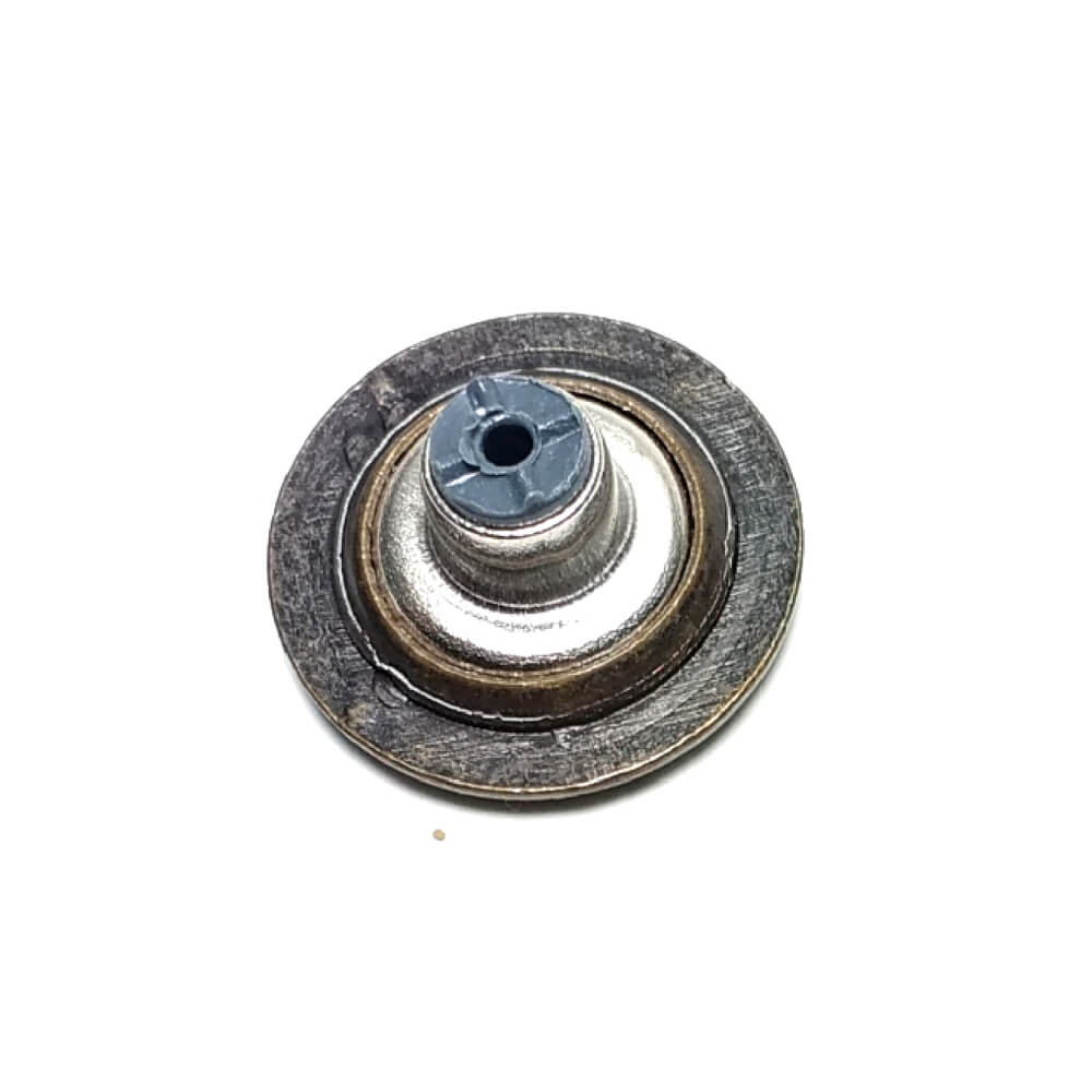 Papatya Desenli Kot Düğmesi 17 mm 28 Boy 17 mm