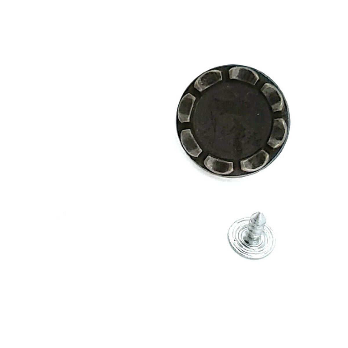 Mineli Kenarları Desenli Kot Düğmesi 22 mm 37 Boy 22 mm