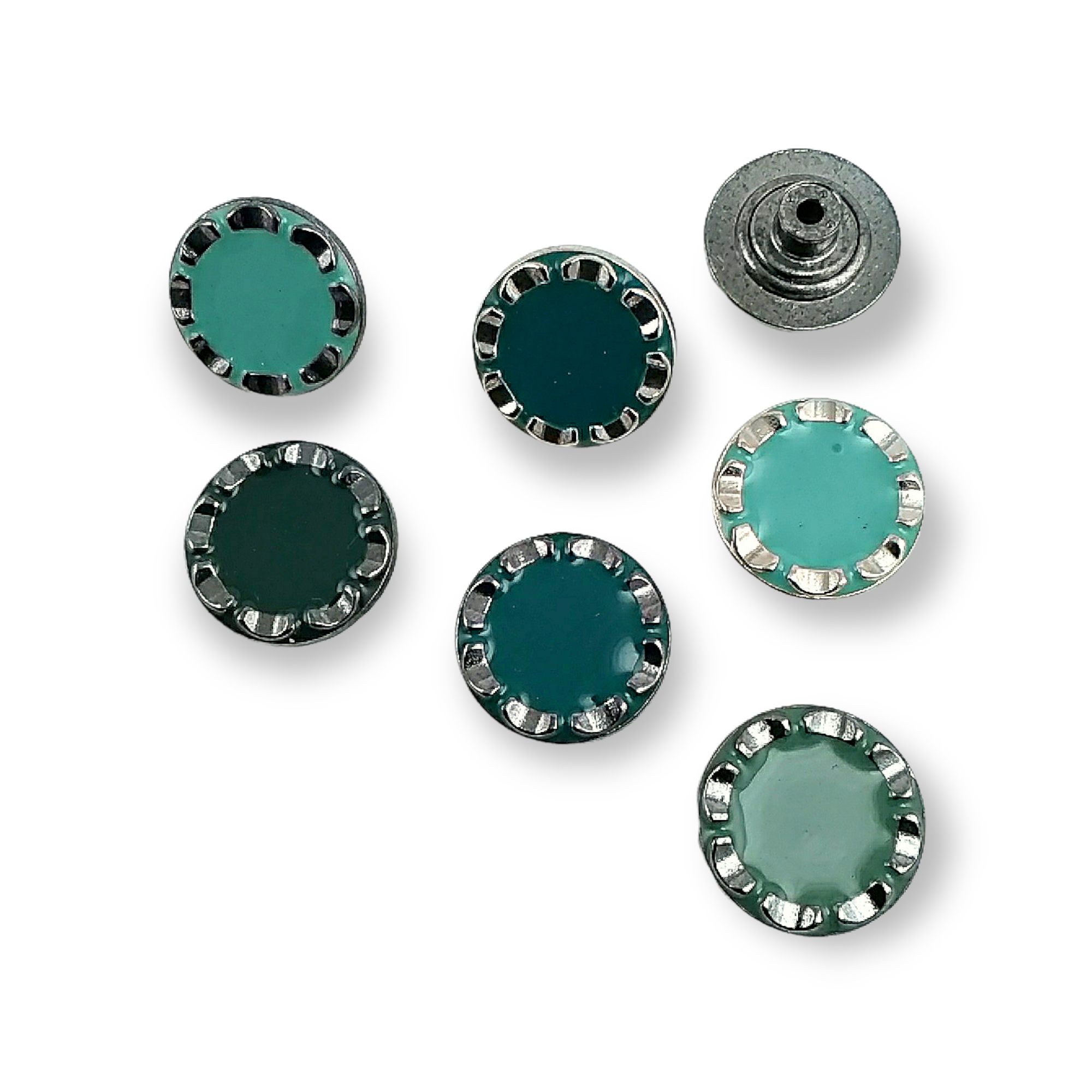 Mineli Kenarları Desenli Kot Düğmesi 22 mm 37 Boy Mineli Kenarları Desenli Kot Düğmesi 22 mm 37 Boy 22 mm