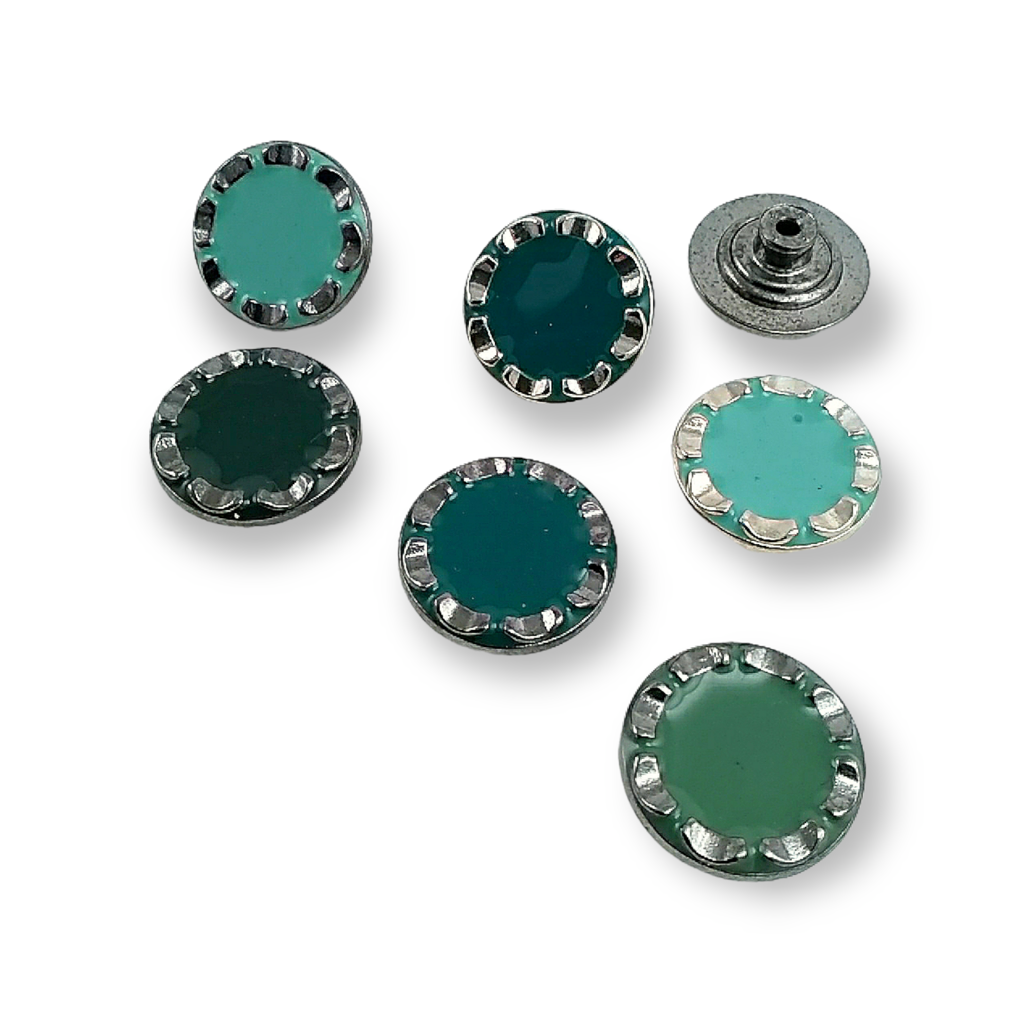Mineli Kenarları Desenli Kot Düğmesi 22 mm 37 Boy Mineli Kenarları Desenli Kot Düğmesi 22 mm 37 Boy 22 mm