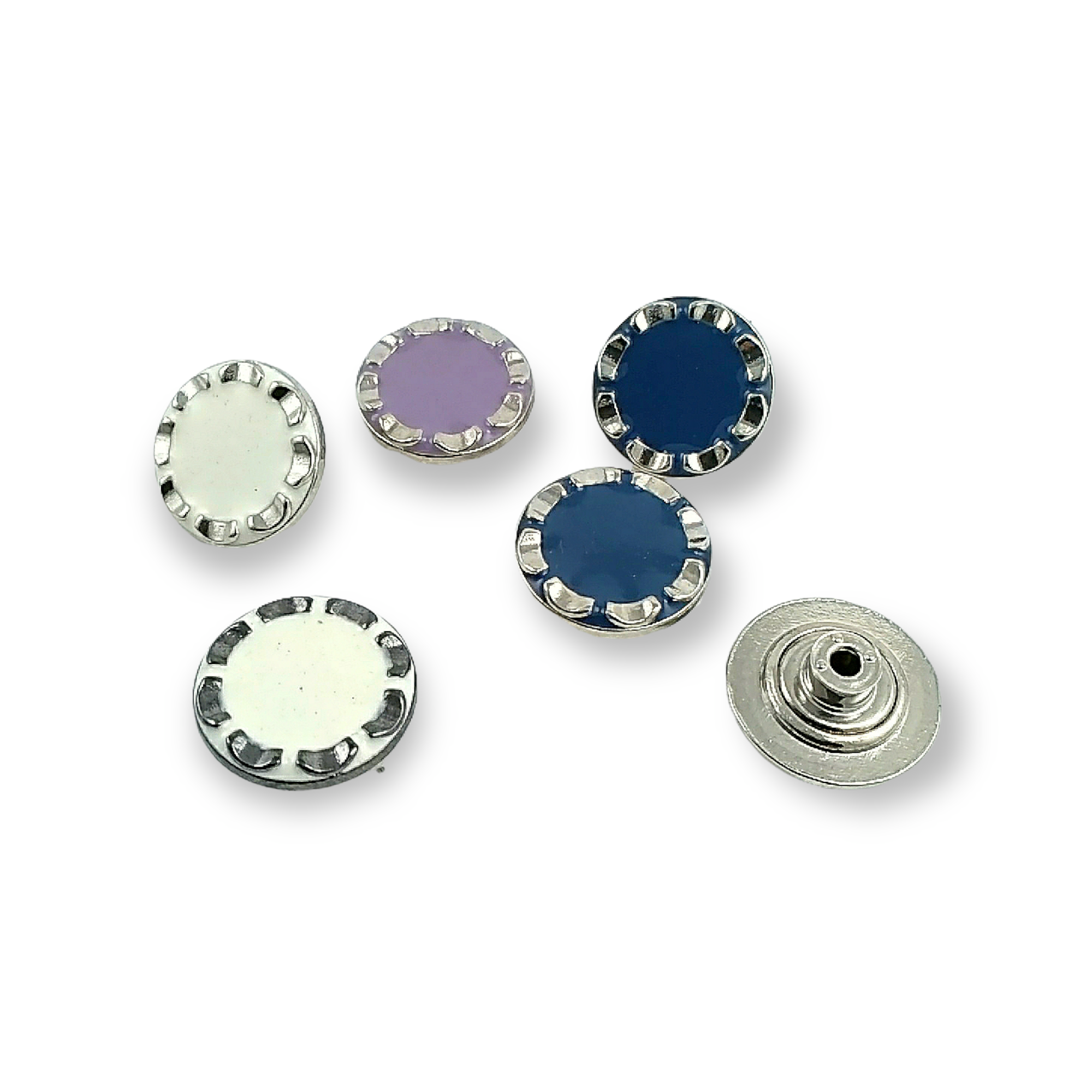 Mineli Kenarları Desenli Kot Düğmesi 22 mm 37 Boy Mineli Kenarları Desenli Kot Düğmesi 22 mm 37 Boy 22 mm