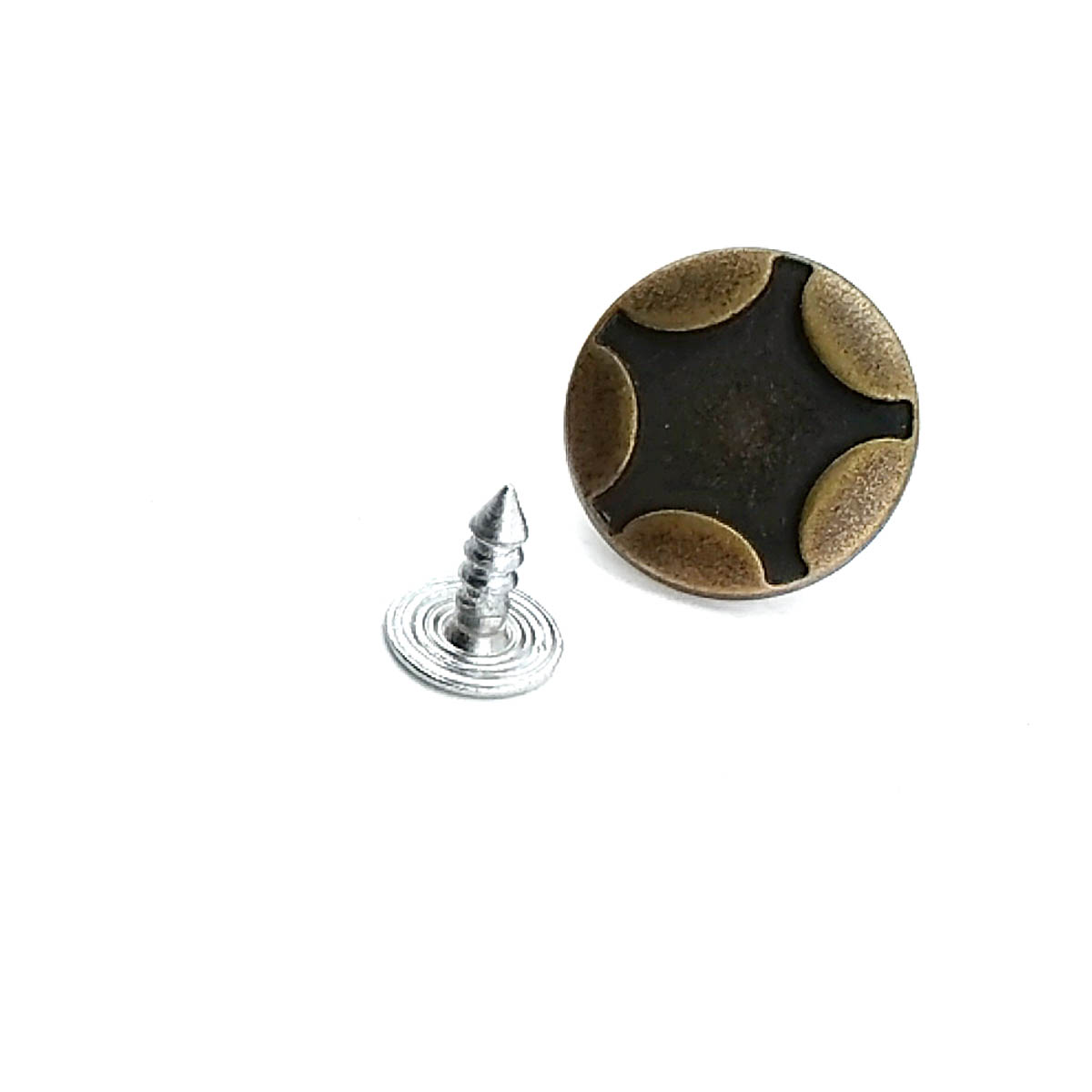 Yıldız Tasarımlı Kot Düğme 18 mm 29 boy Yıldız Tasarımlı Kot Düğme 18 mm 29 boy 18 mm