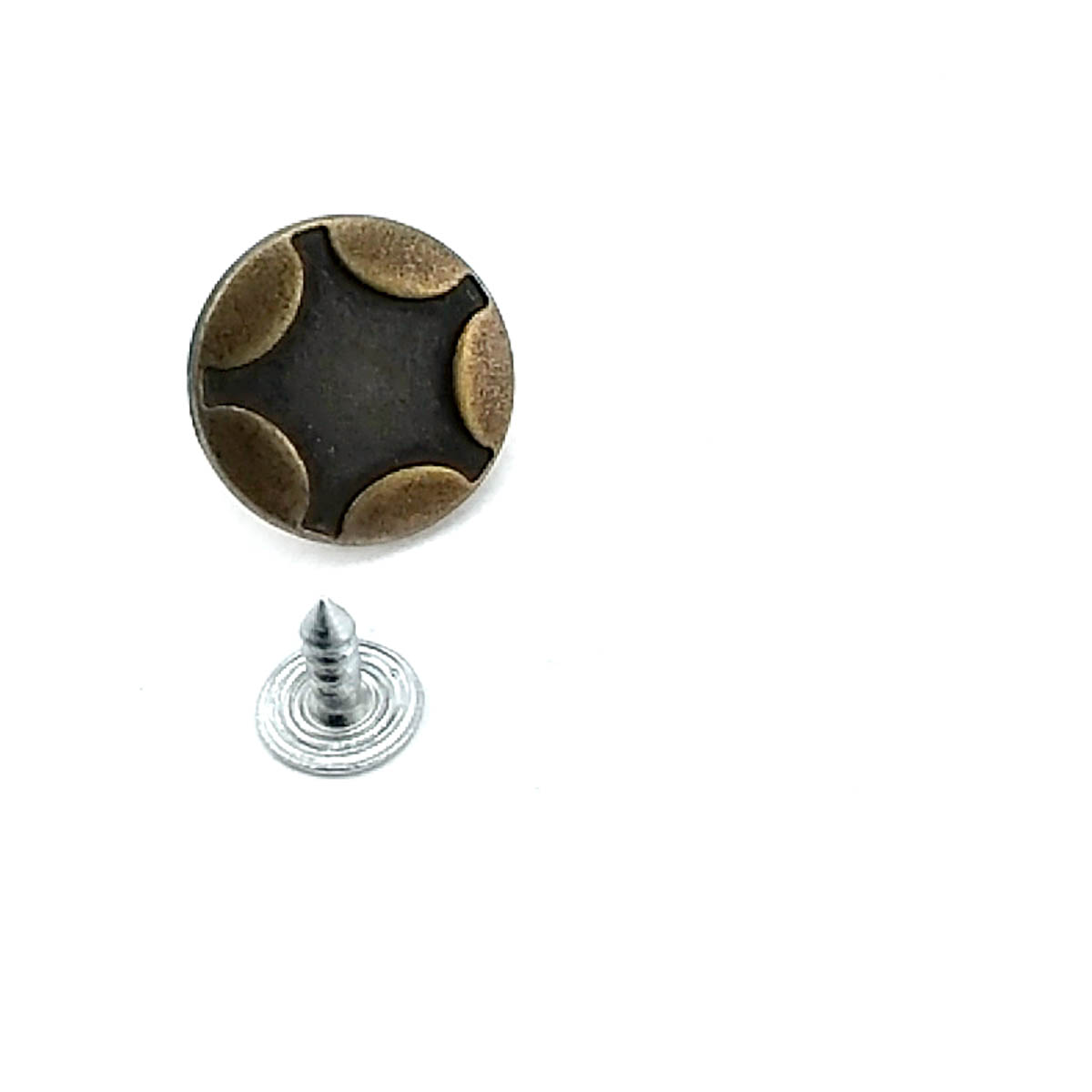 Yıldız Tasarımlı Kot Düğme 18 mm 29 boy 18 mm