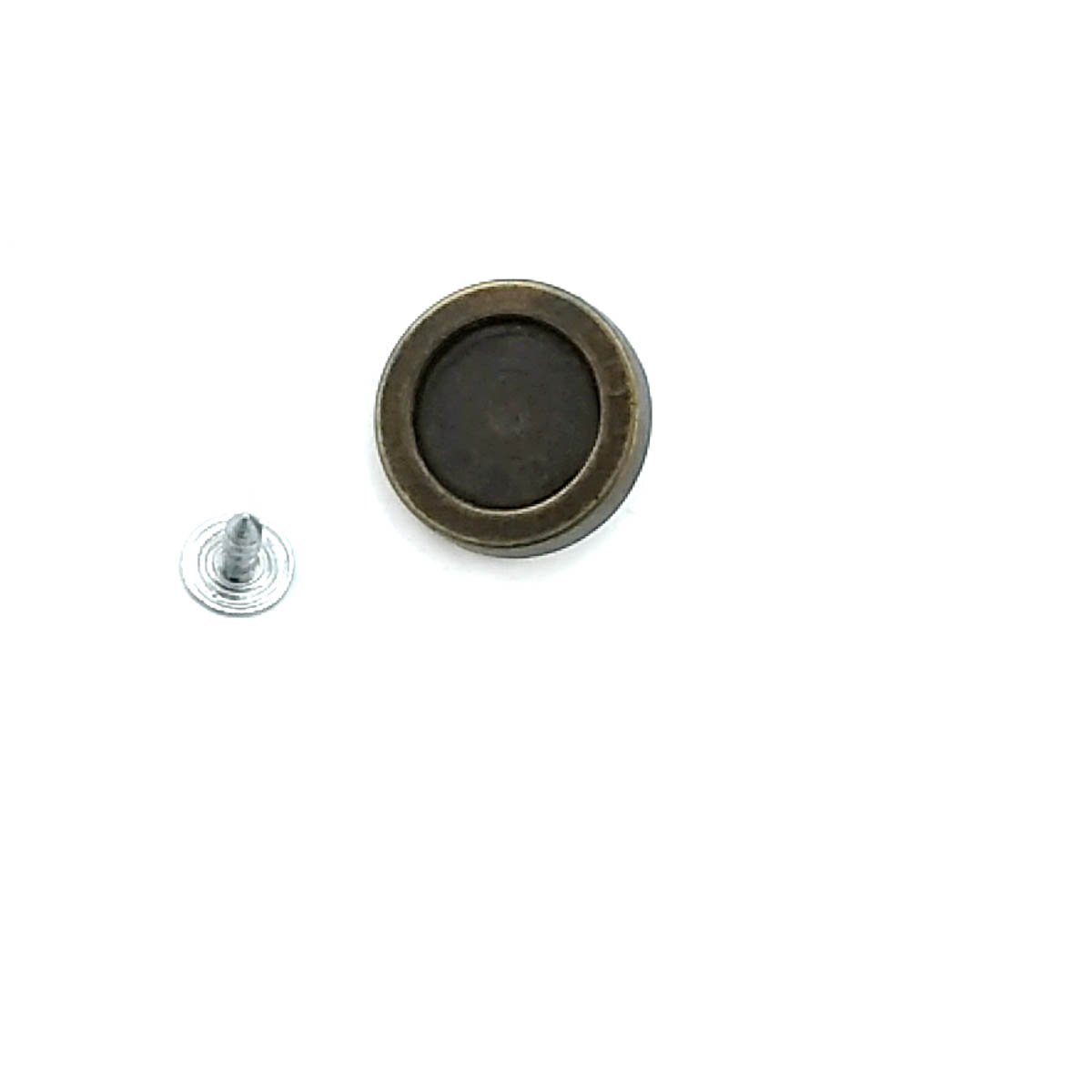 Enamel Plain Jeans Button 22 mm 37 L  E 916