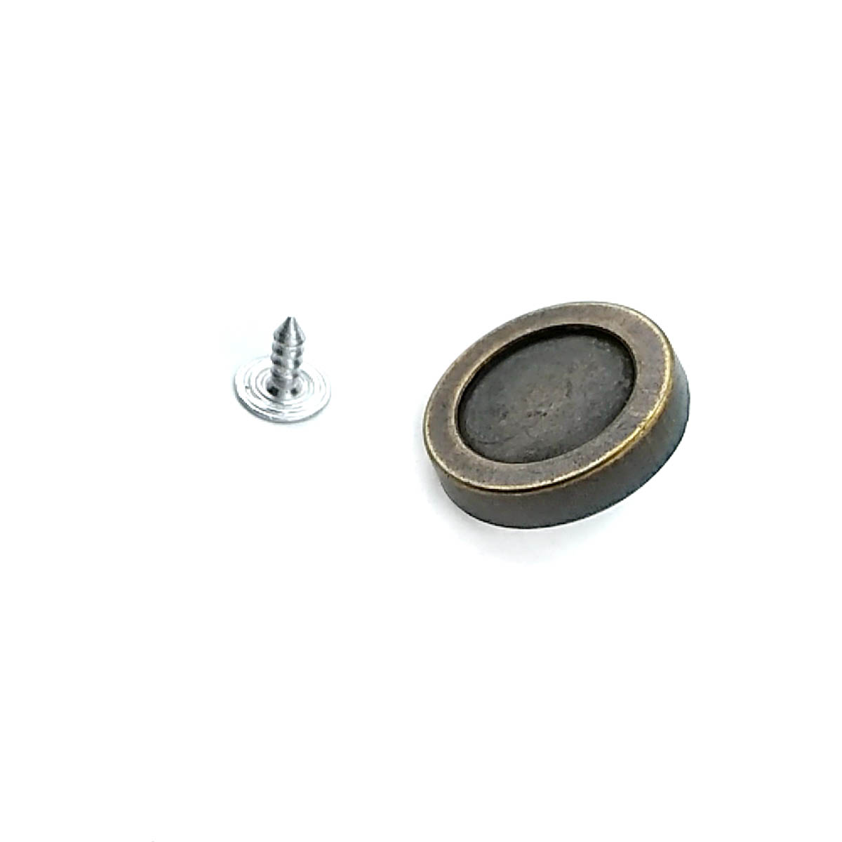 Enamel Plain Jeans Button 22 mm 37 L  E 916