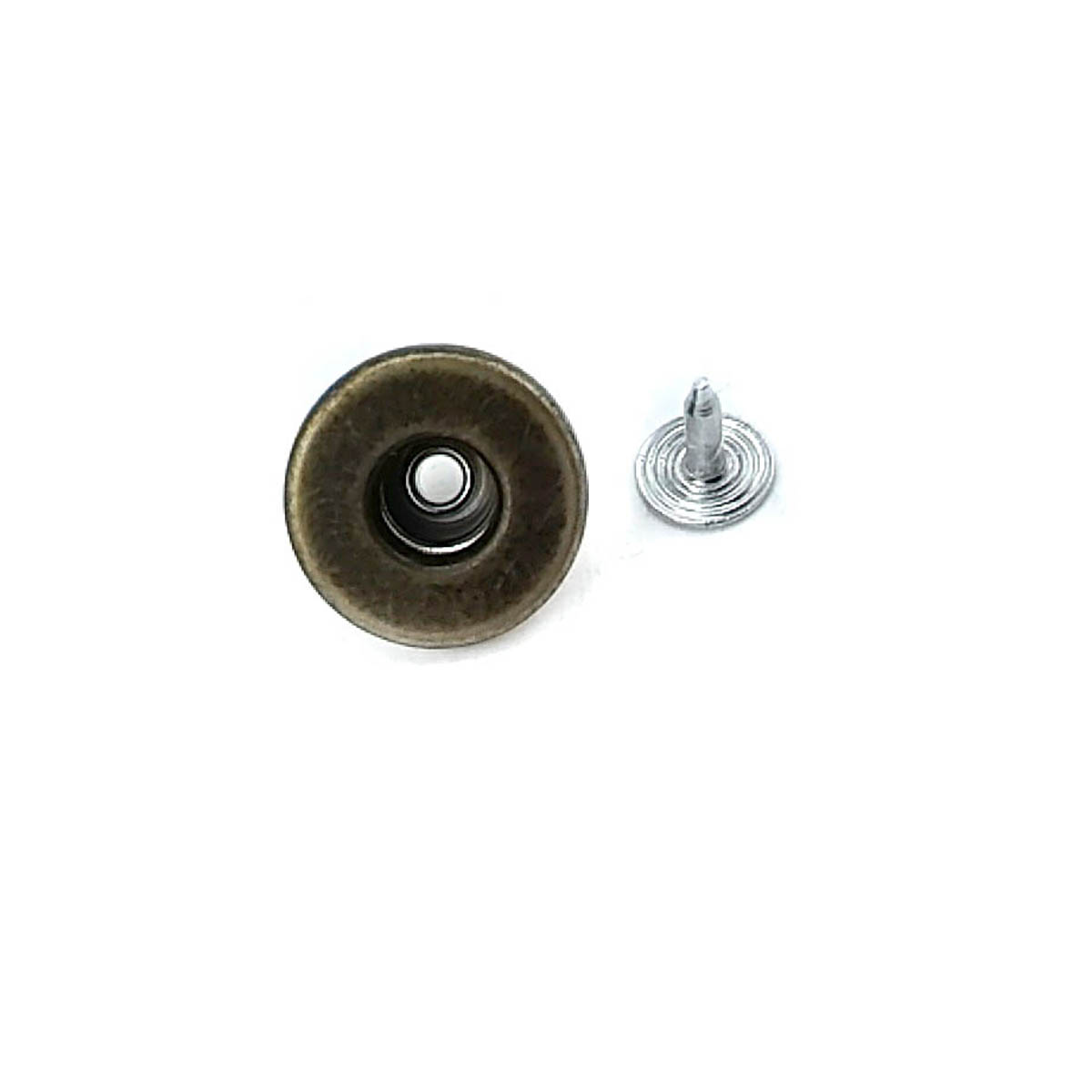 Ortası Delik Kot Düğmesi Düğme 17 mm 27 Boy 17 mm