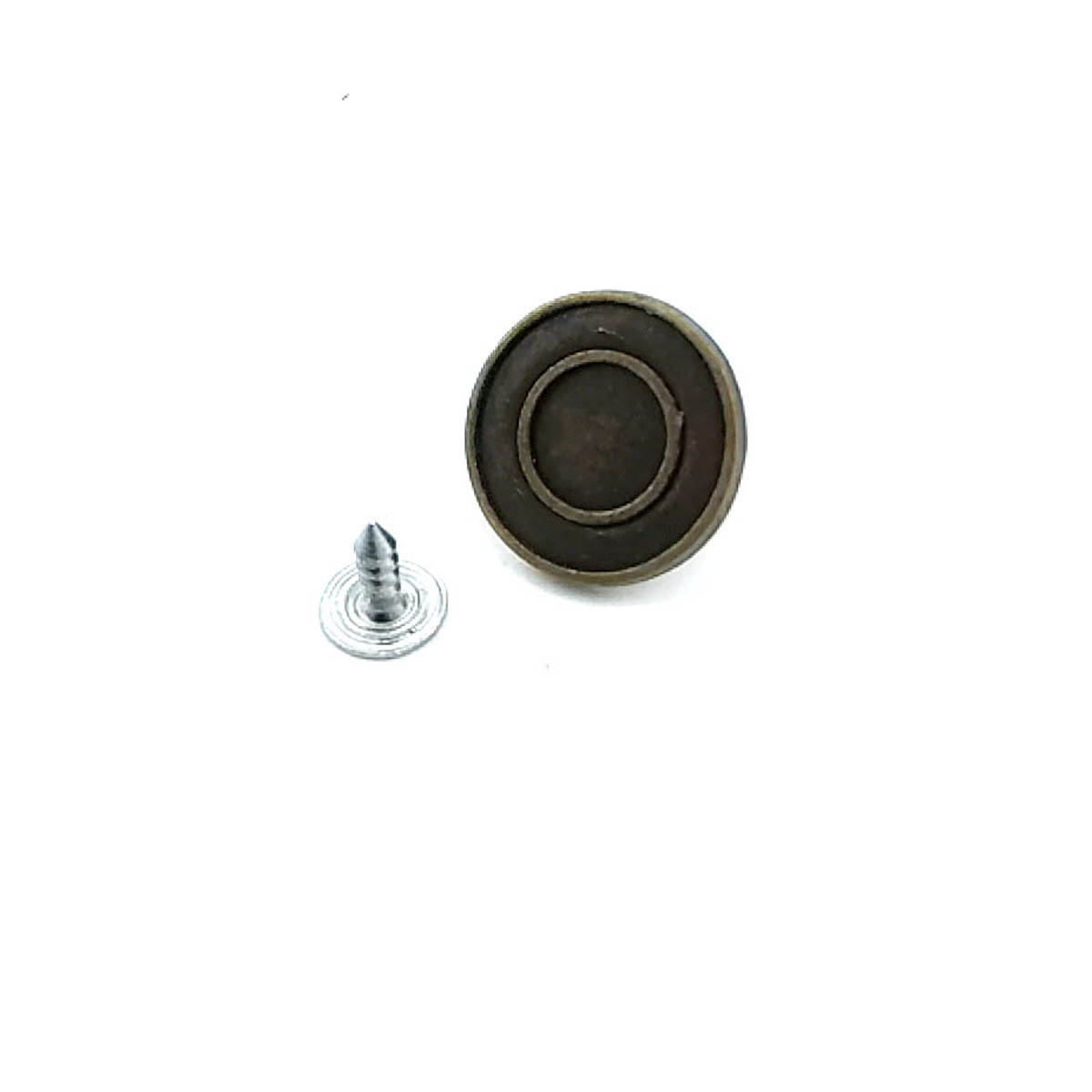 Mineli Halka Desenli Kot Düğmesi 19 mm 30 Boy 19 mm
