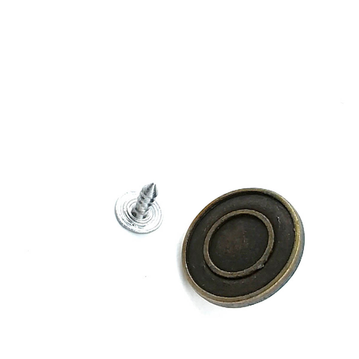 Mineli Halka Desenli Kot Düğmesi 19 mm 30 Boy 19 mm