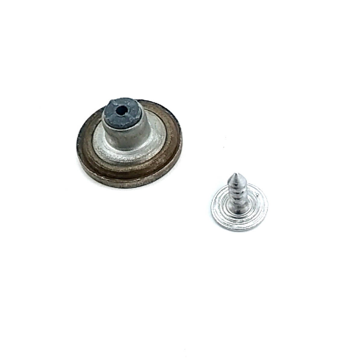 Halka Desenli Mineli Kot Düğmesi 17 mm 27 Boy 17 mm