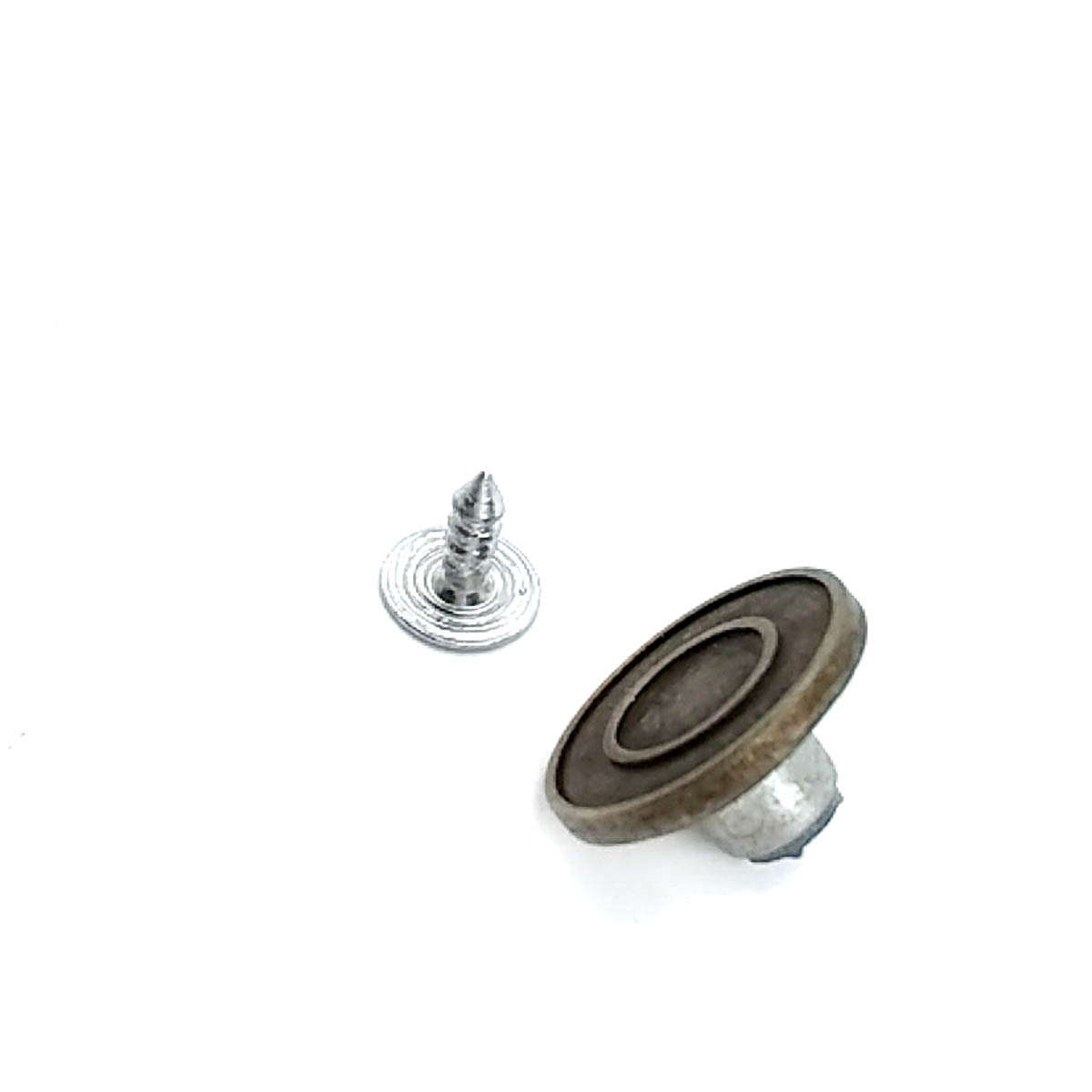 Halka Desenli Mineli Kot Düğmesi 17 mm 27 Boy 17 mm