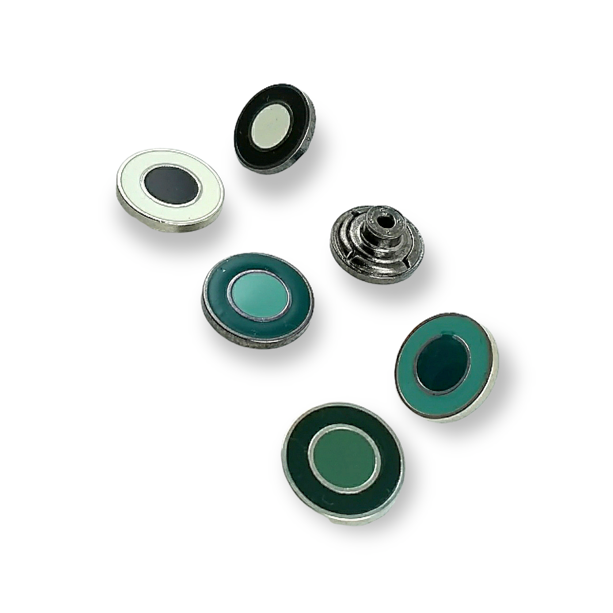 Halka Desenli Mineli Kot Düğmesi 17 mm 27 Boy Halka Desenli Mineli Kot Düğmesi 17 mm 27 Boy 17 mm