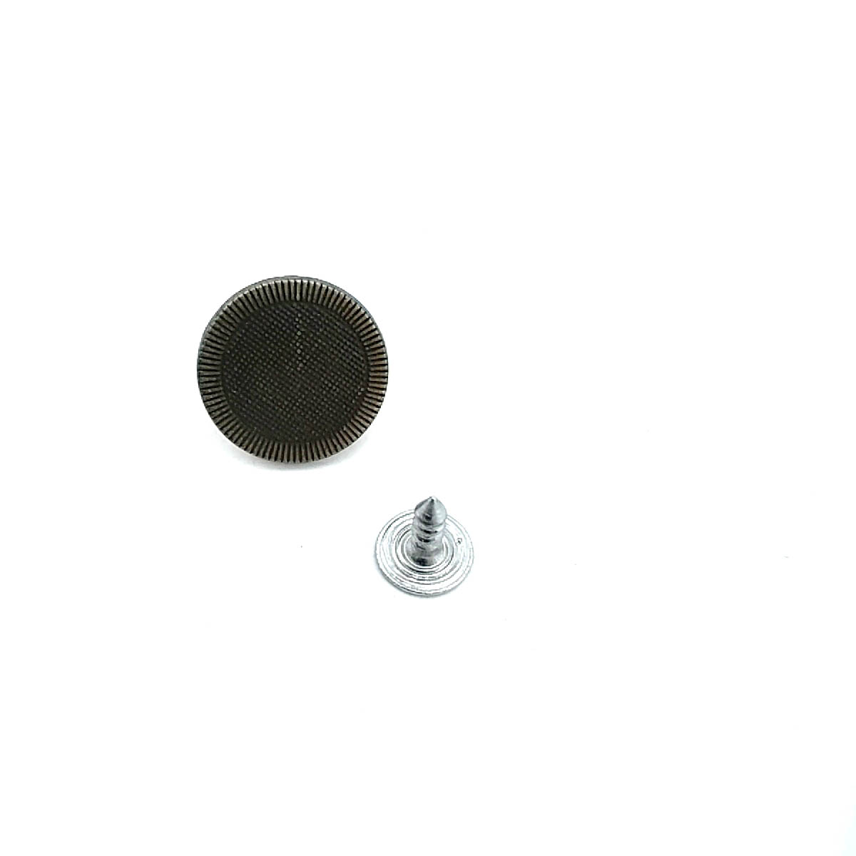 Noktalı ve Çizgili Kot Düğmesi 16 mm 26 Boy 16 mm