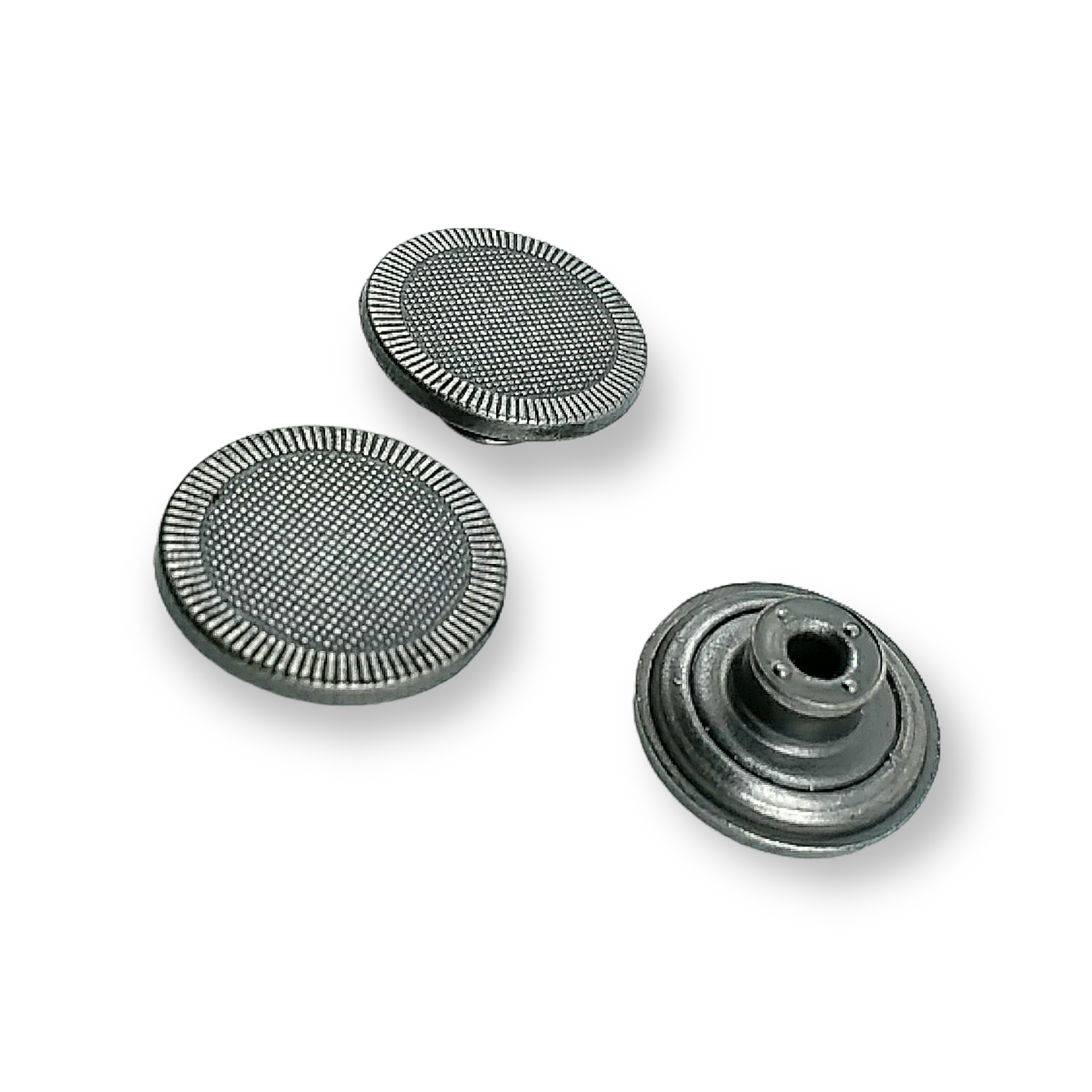 Noktalı ve Çizgili Kot Düğmesi 16 mm 26 Boy Noktalı ve Çizgili Kot Düğmesi 16 mm 26 Boy 16 mm