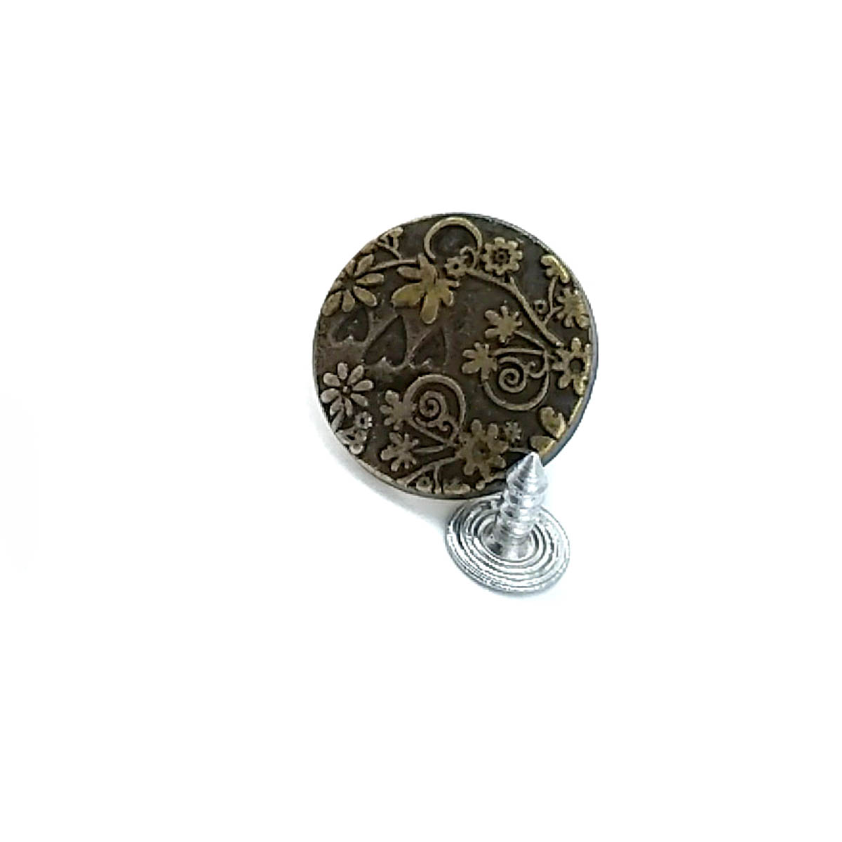 Çiçek Bahçesi Desenli Kot Düğmesi 20 mm 32 boy 20 mm
