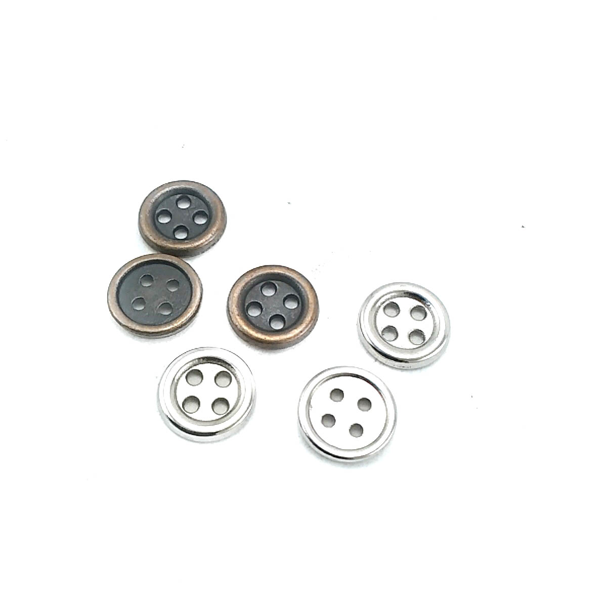 11 mm Sew-Through Button front and detail view