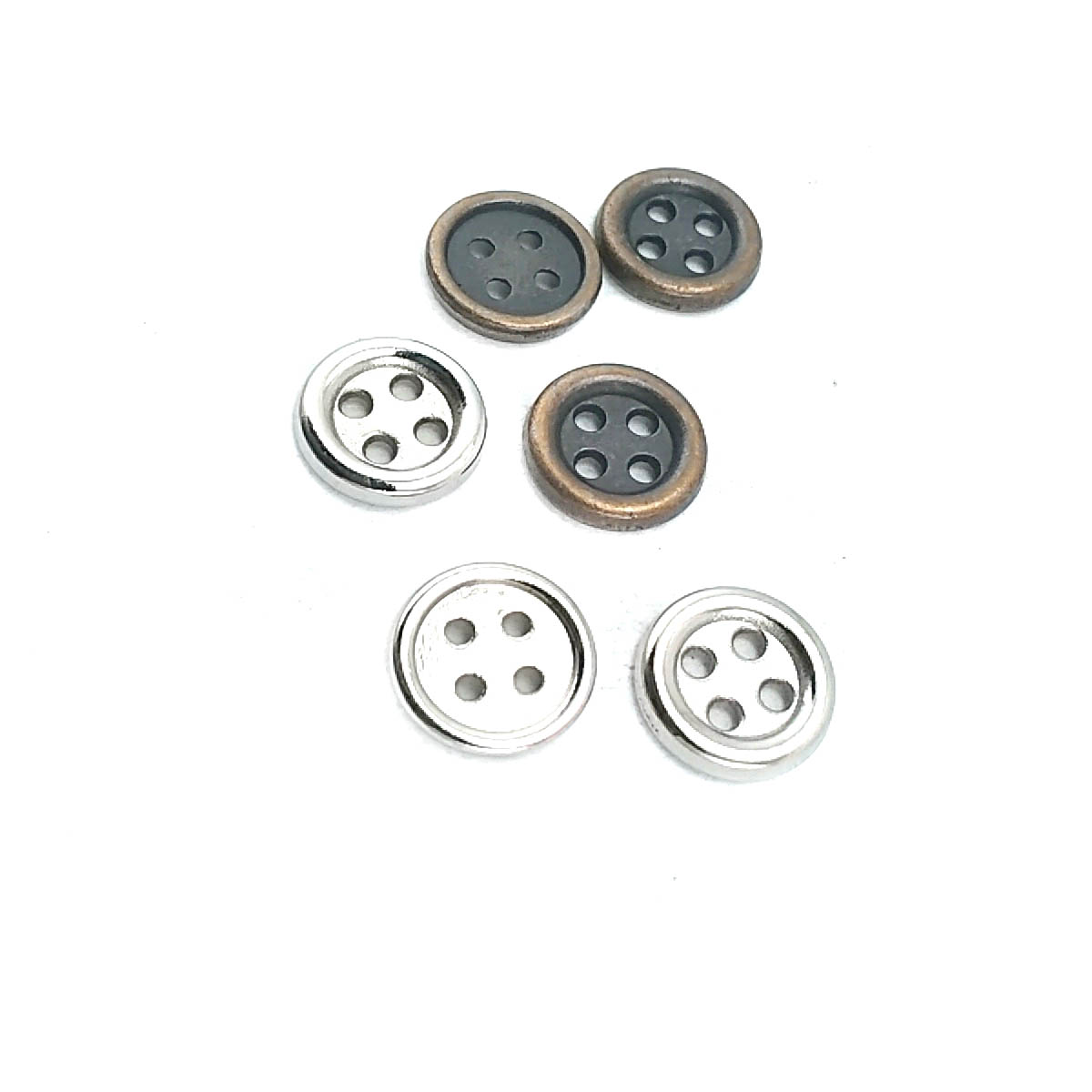 11 mm Sew-Through Button front and detail view