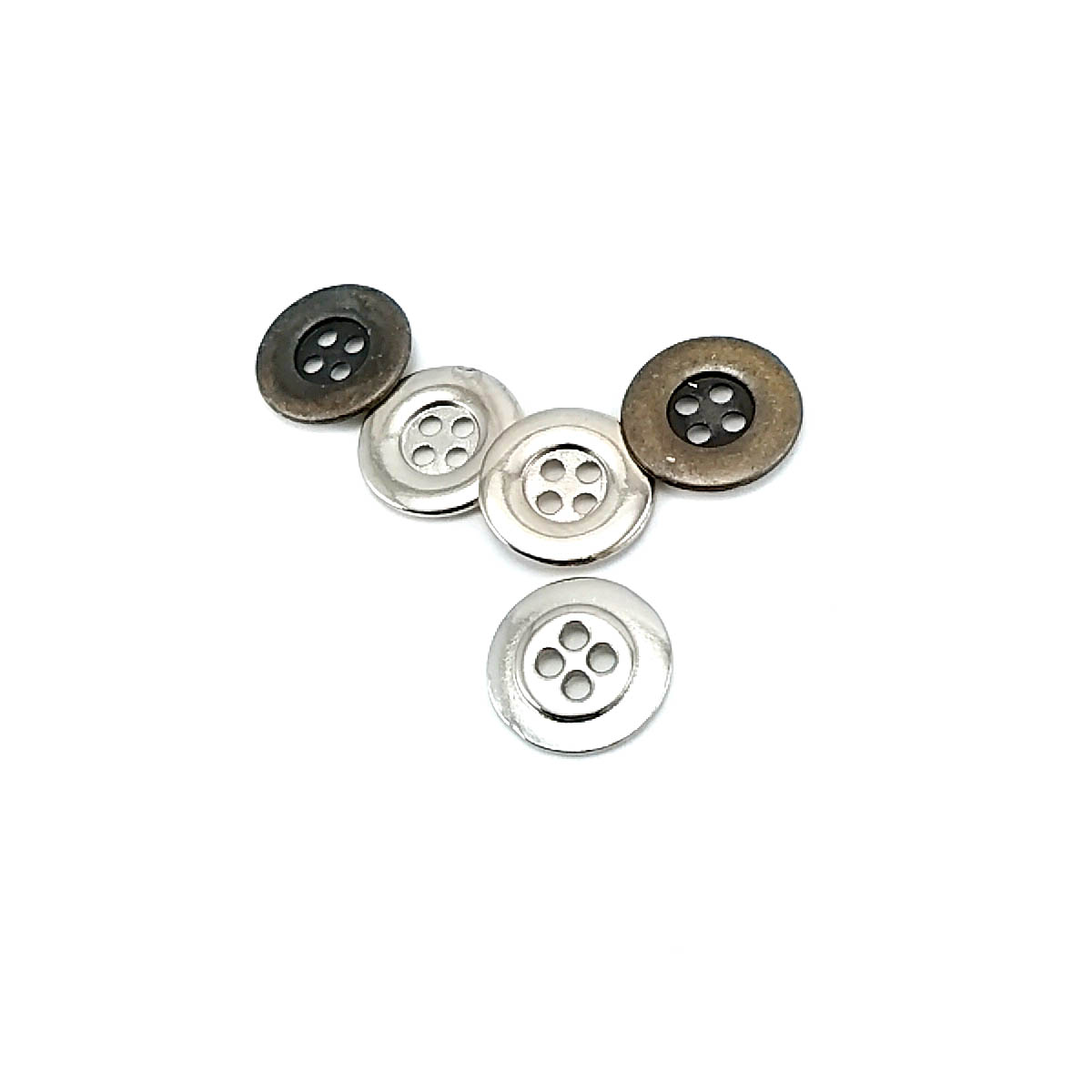 12 mm - 20 size Four Hole Metal Button