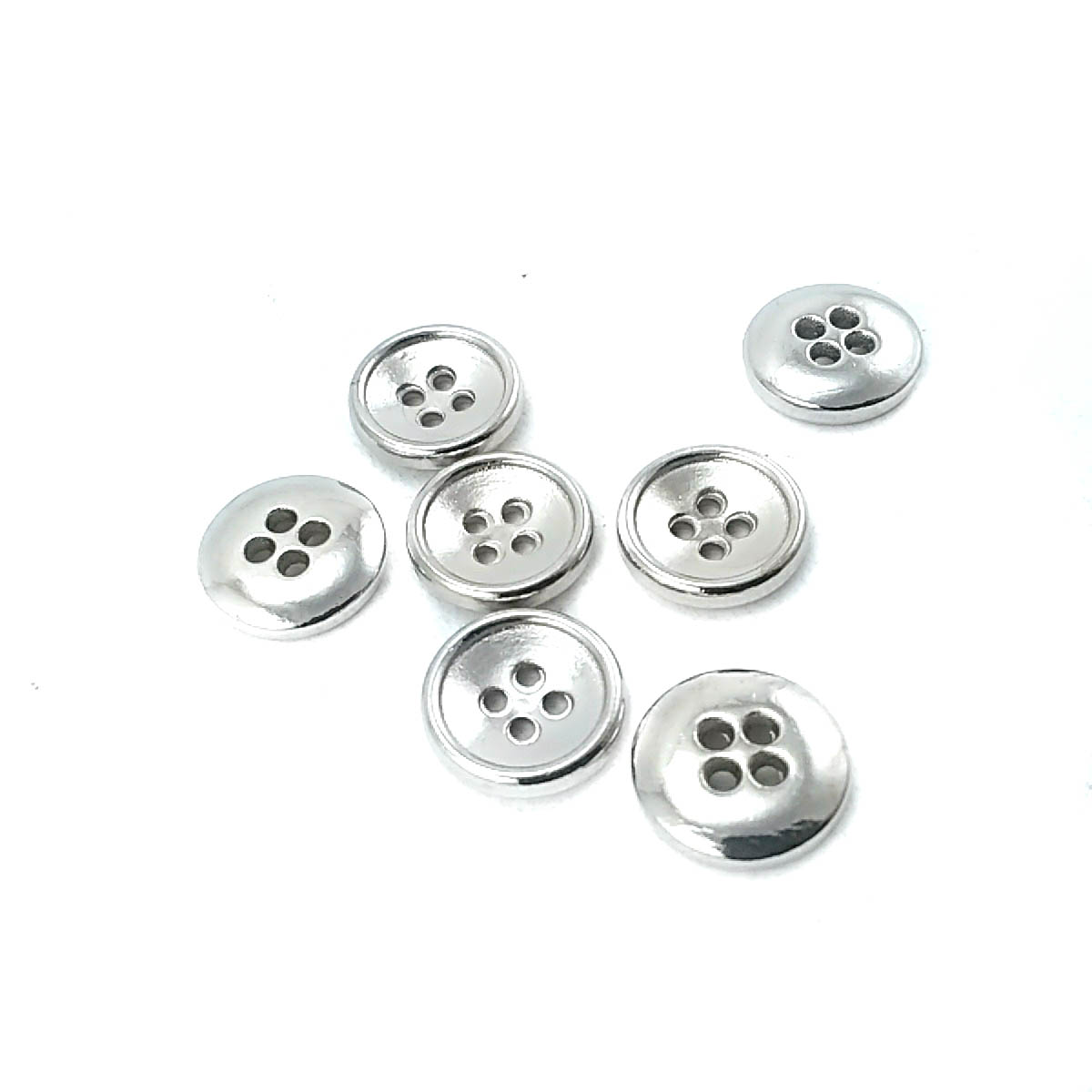 12 mm - 20 size Simple Four-Hole Metal Button