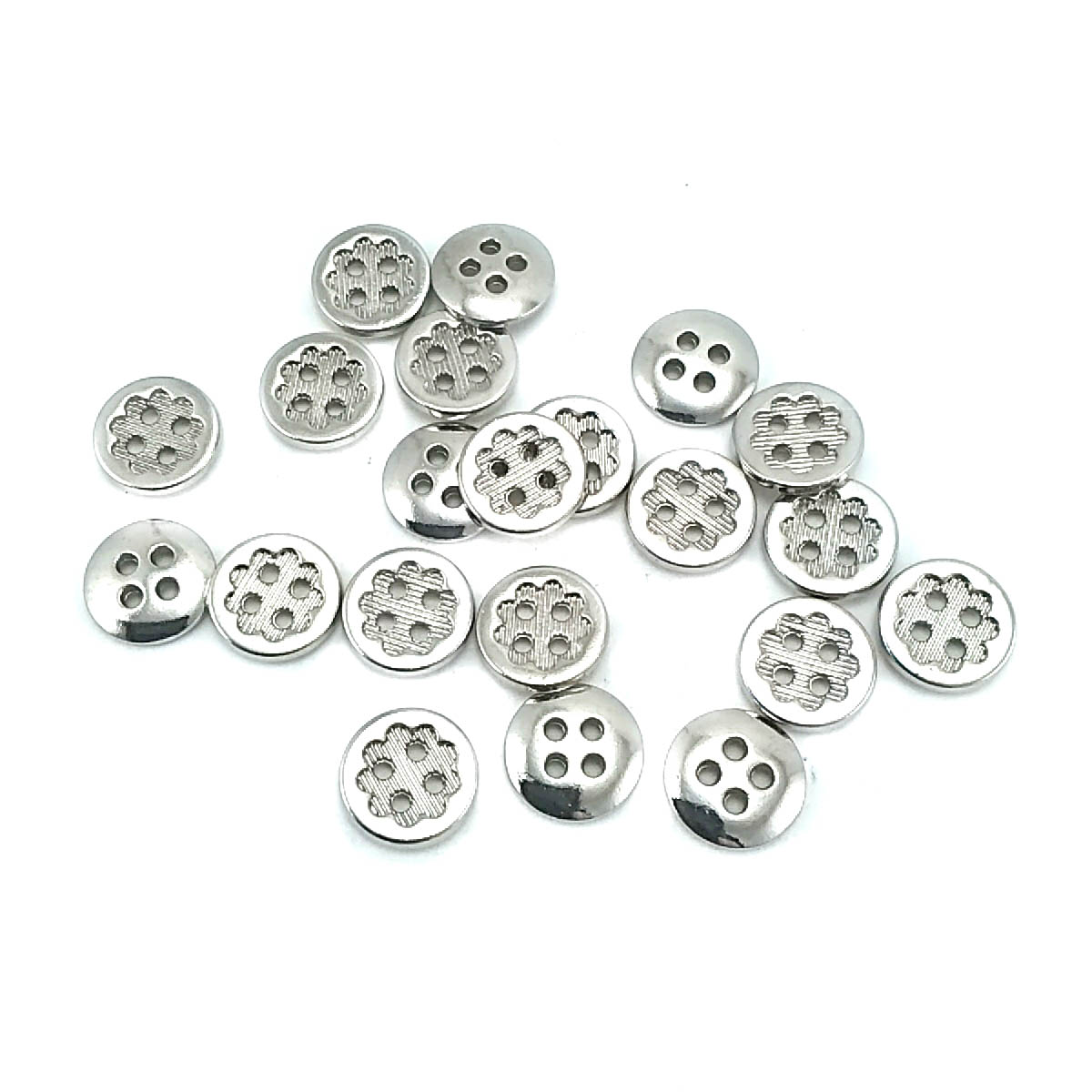 13 mm Flower Design Lined 4-Hole Sewing Button