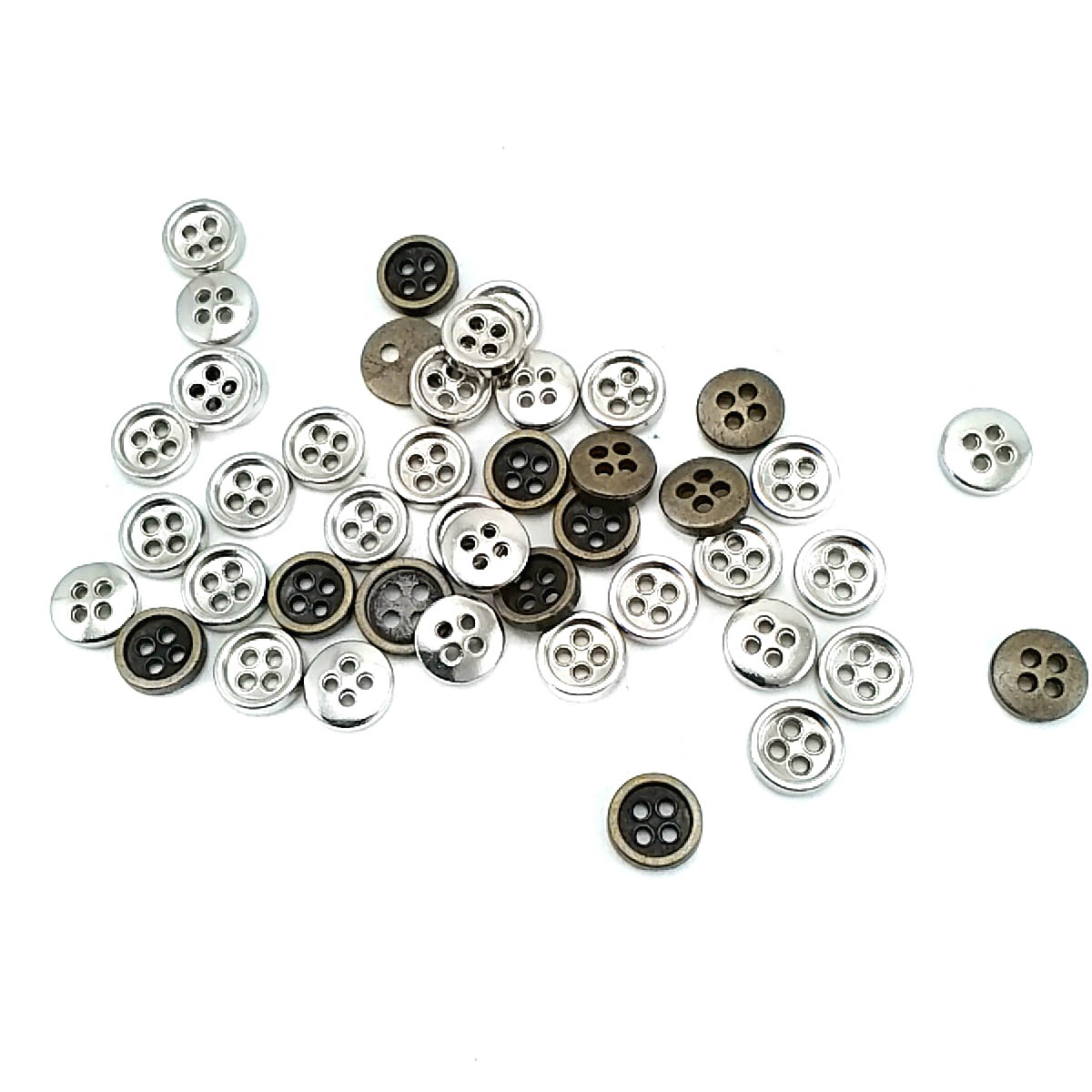 9 mm Dikme Düğme ön ve detay görünümü