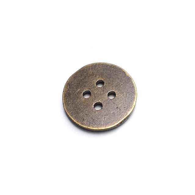 17 mm Sew-Through Button front and detail view