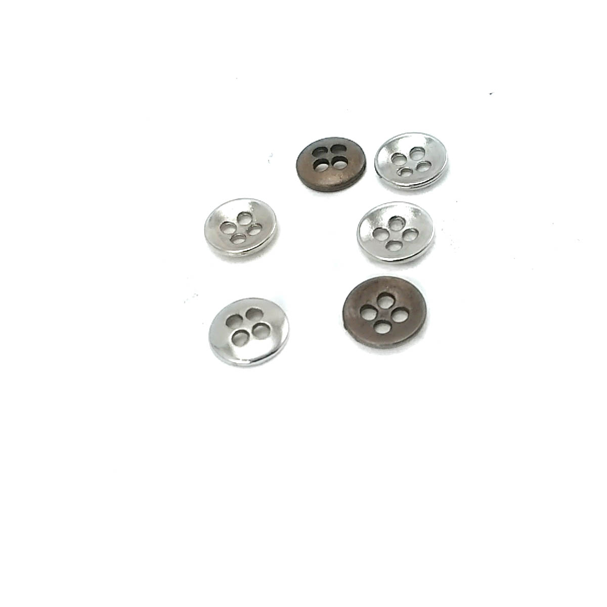 9 mm - 14 size Simple Four-Hole Metal Button E 1561 9 mm - 14 size Simple Four-Hole Metal Button E 1561