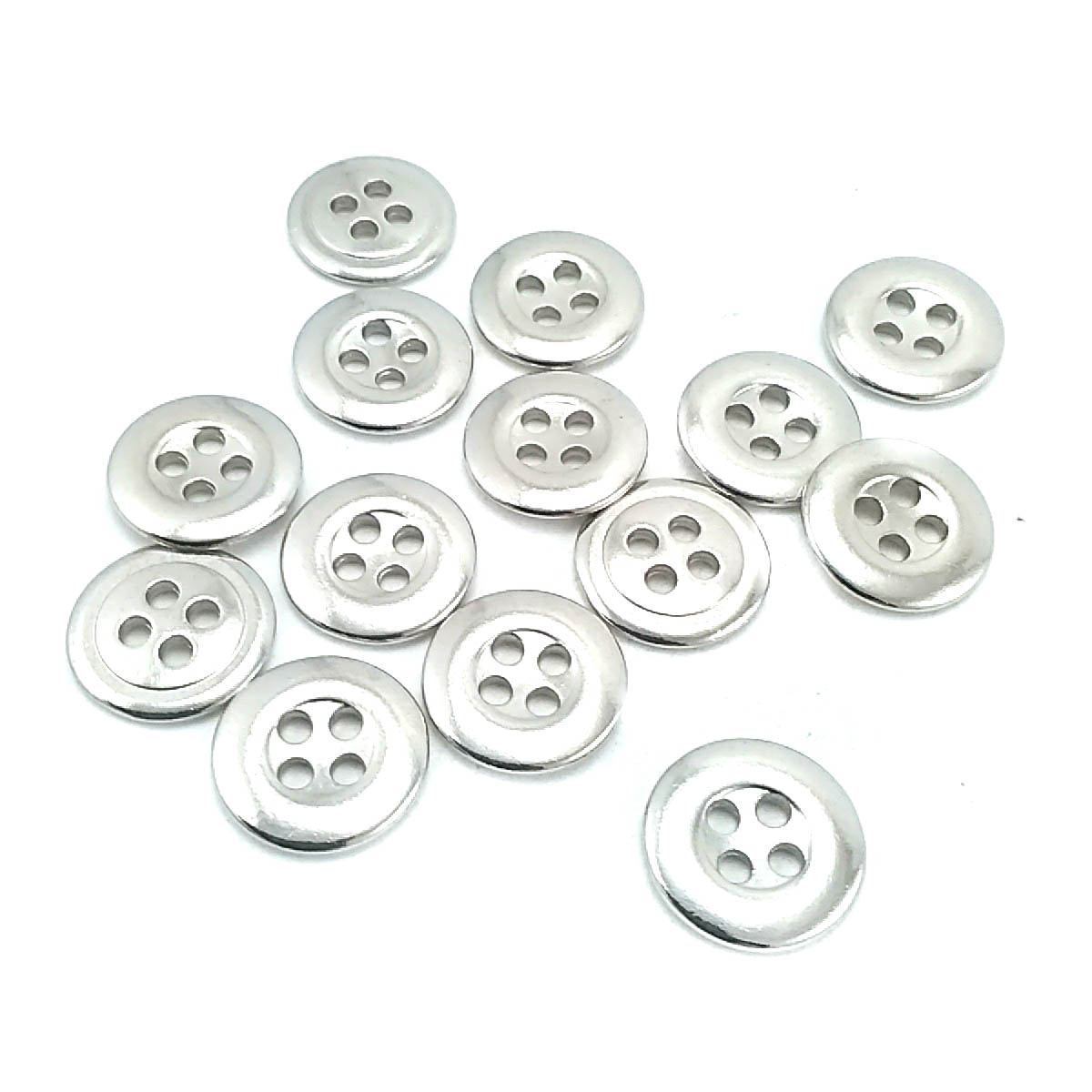 16 mm Sew-Through Button front and detail view