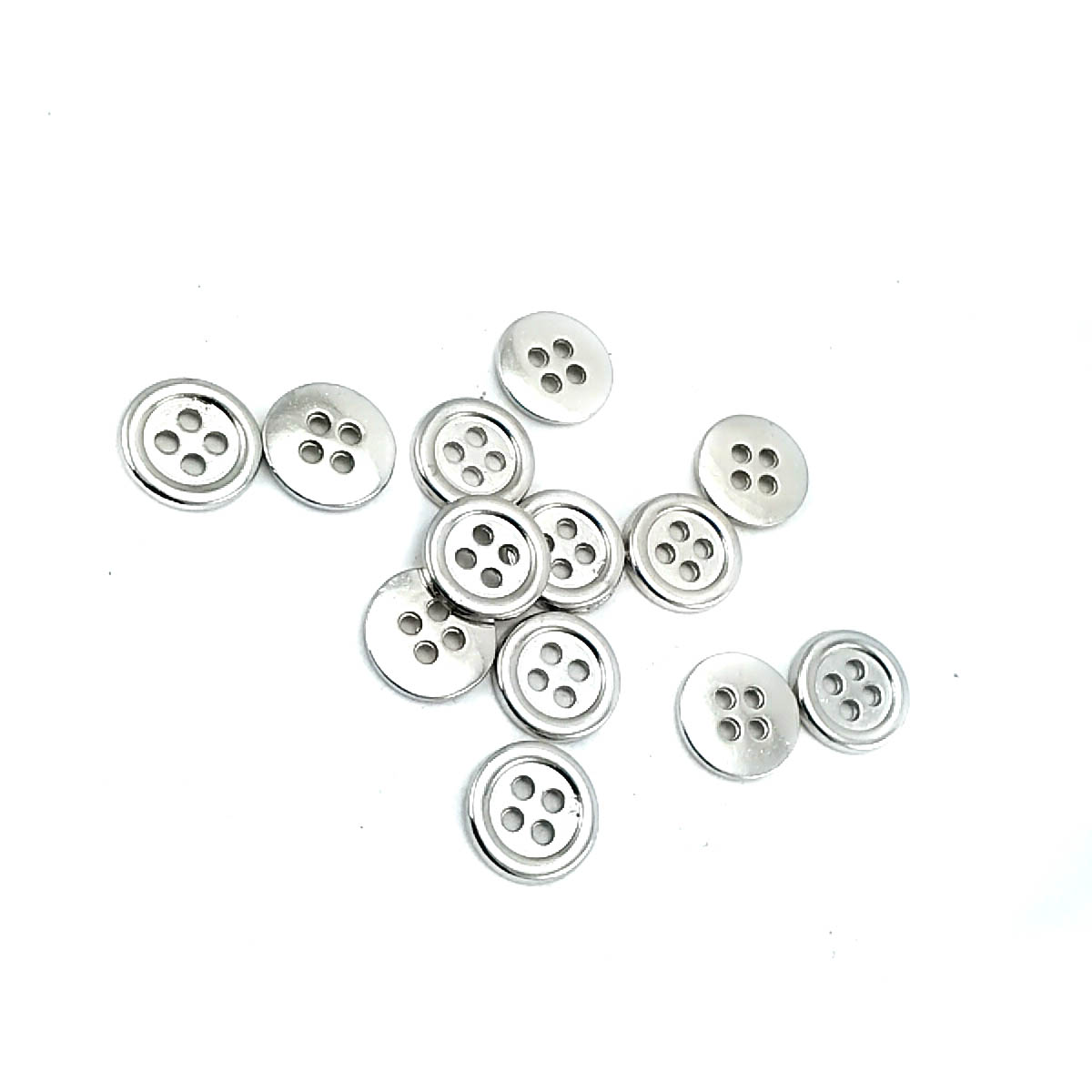 10 mm Sew-Through Button product image 10 mm Sew-Through Button front and detail view