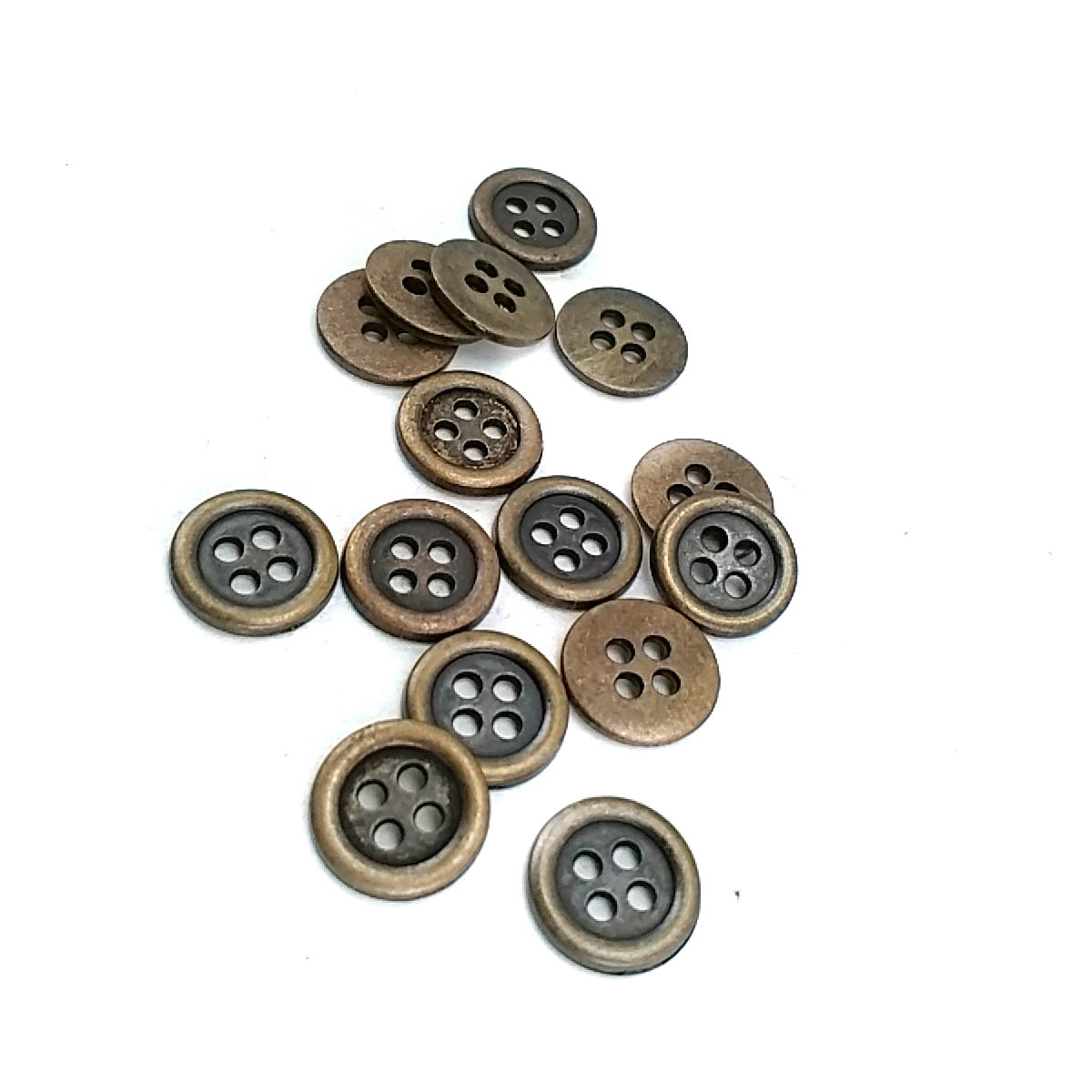 10 mm Sew-Through Button front and detail view