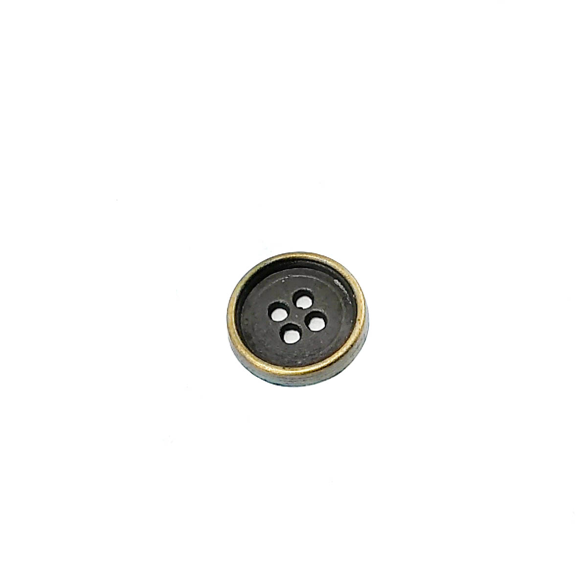 Plain Four Hole Metal Button Sewing 15 mm - 24 L E 184 Plain Four Hole Metal Button Sewing 15 mm - 24 L E 184