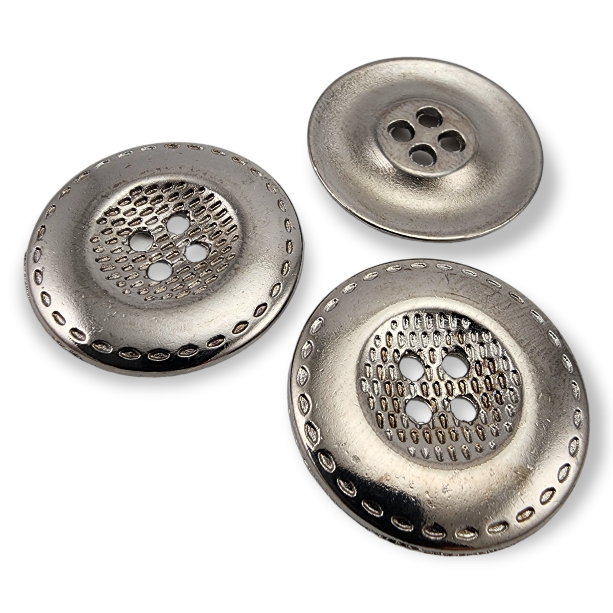 Four Hole Metal Sewing Button 25 mm 40 L E 460 Four Hole Metal Sewing Button 25 mm 40 L E 460