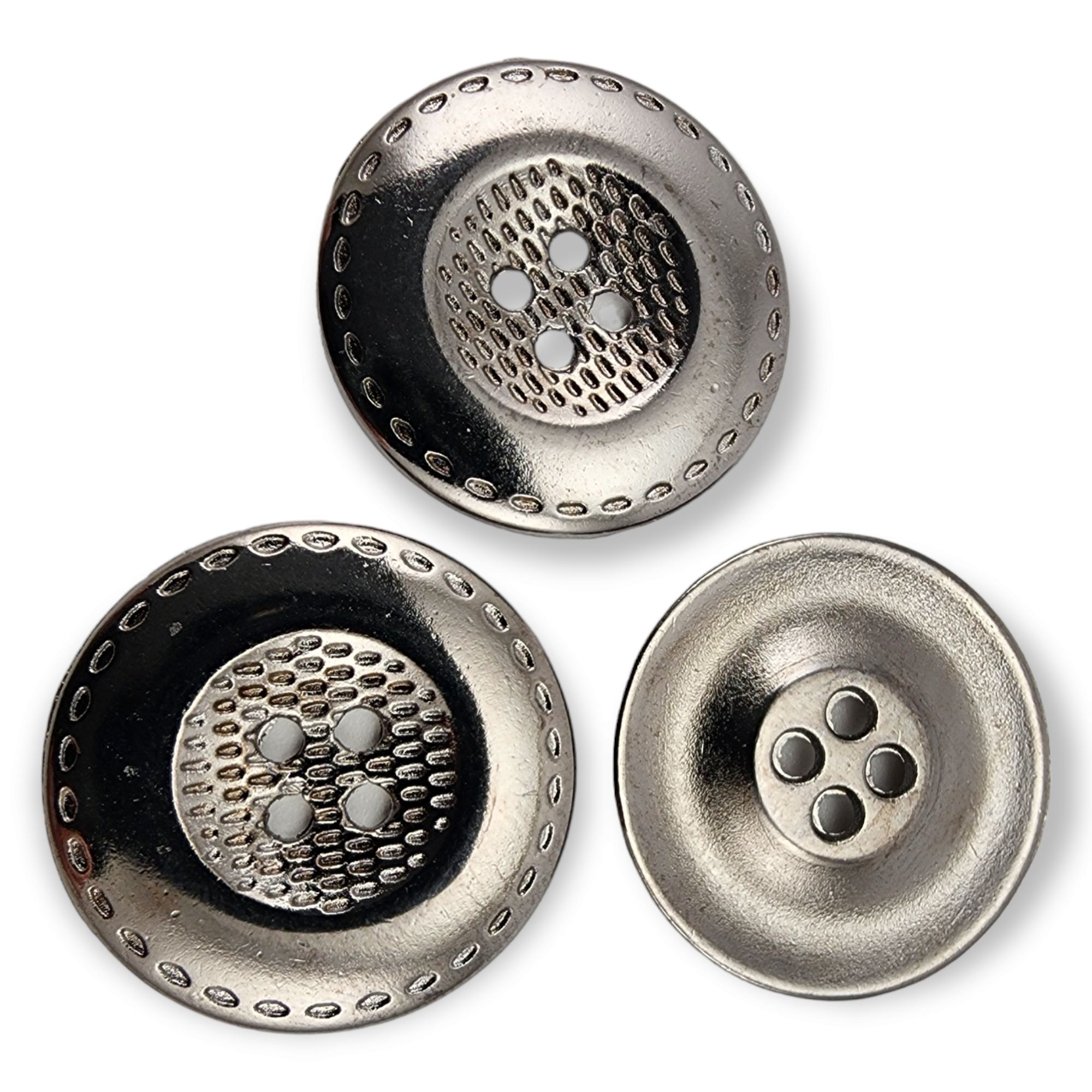 Four Hole Metal Sewing Button 25 mm 40 L E 460 Four Hole Metal Sewing Button 25 mm 40 L E 460