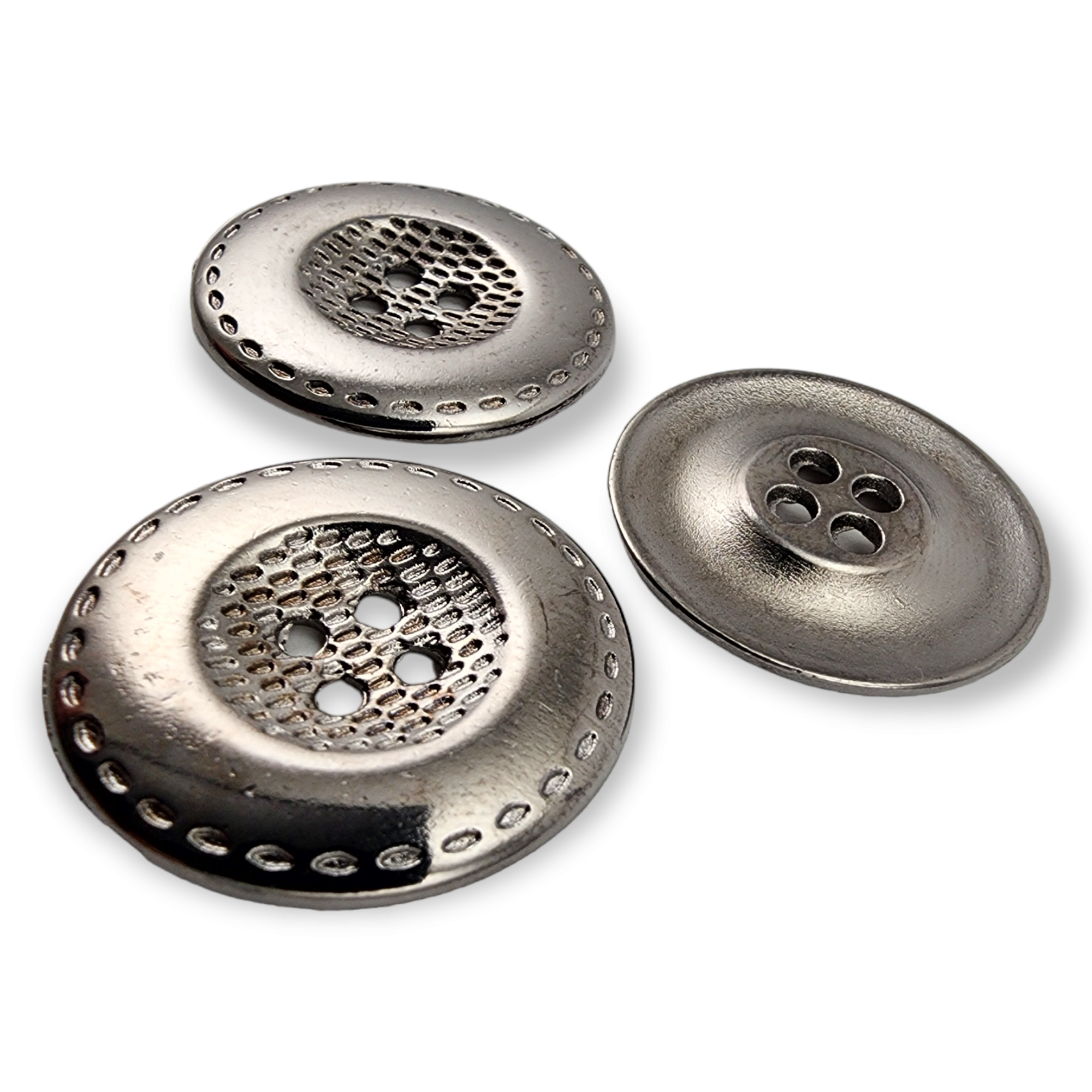 Four Hole Metal Sewing Button 25 mm 40 L E 460 Four Hole Metal Sewing Button 25 mm 40 L E 460