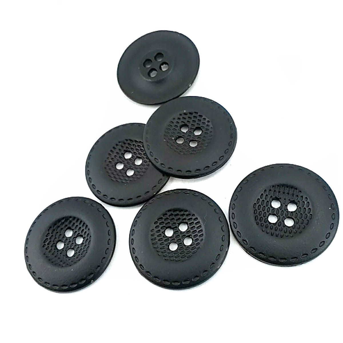 Four Hole Metal Sewing Button Matt Dyed 25 mm 40 L E 460 BY