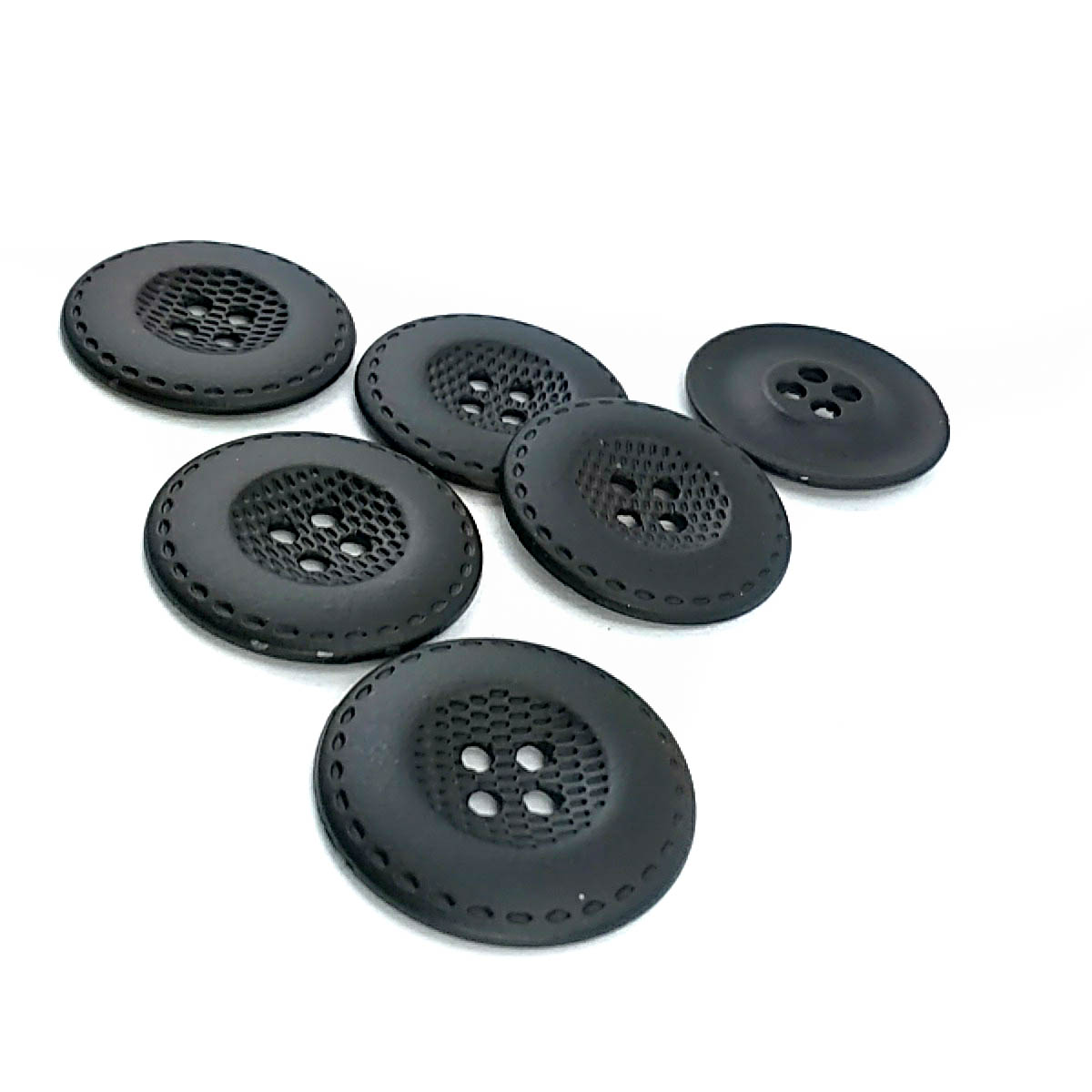 Four Hole Metal Sewing Button Matt Dyed 25 mm 40 L E 460 BY