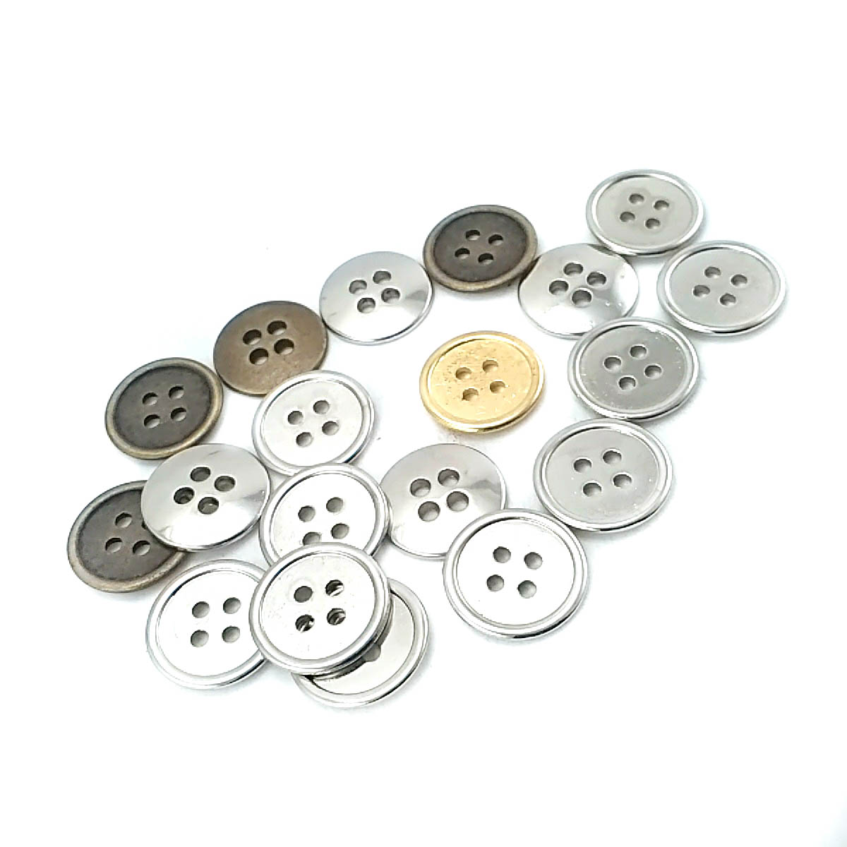 16 mm Sew-Through Button product image 16 mm Sew-Through Button front and detail view